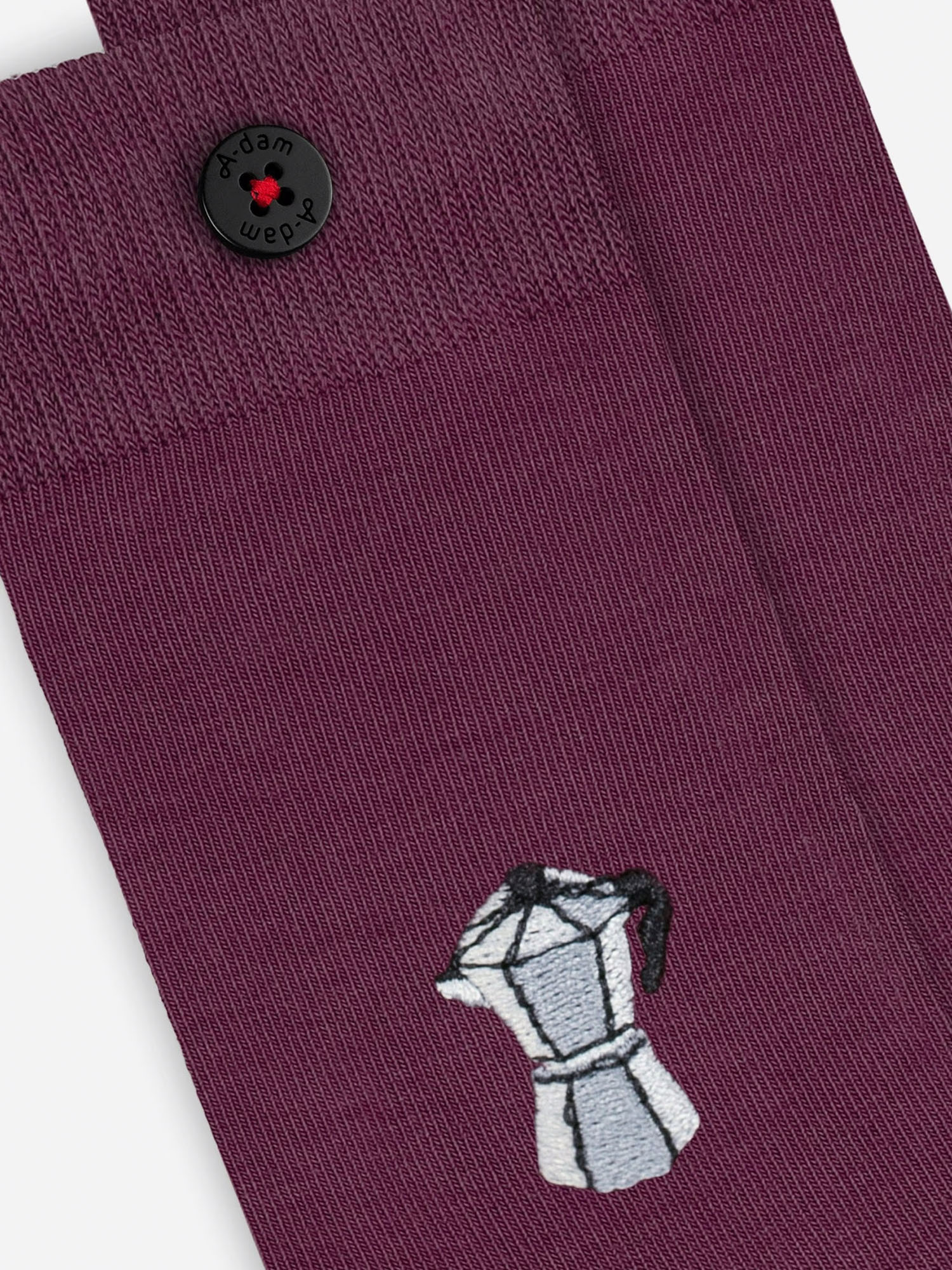 A-dam Casual Socks Percolator Burgundy 41-46
