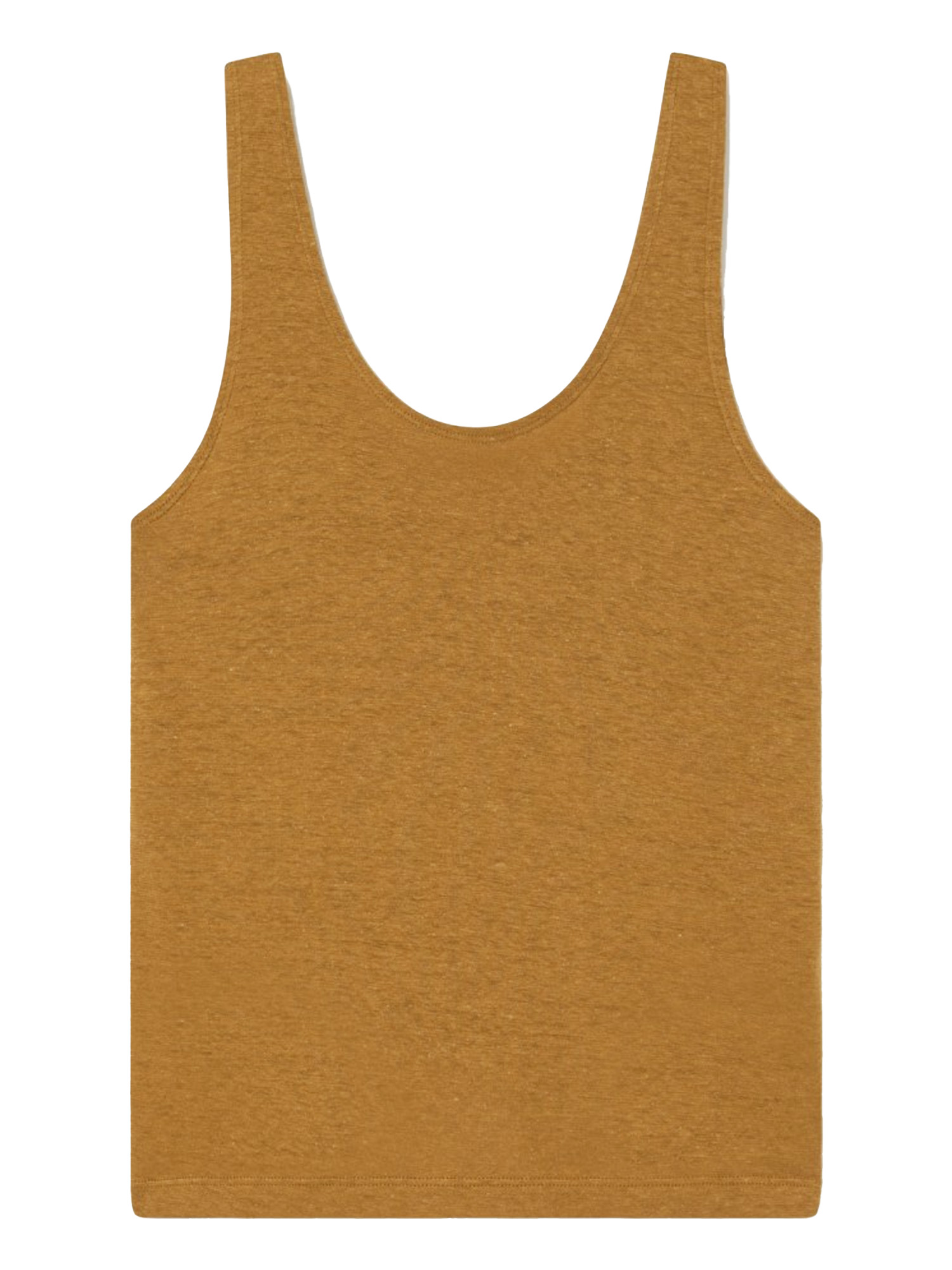 Thinking MU Hemp Tank Top Brown XS
