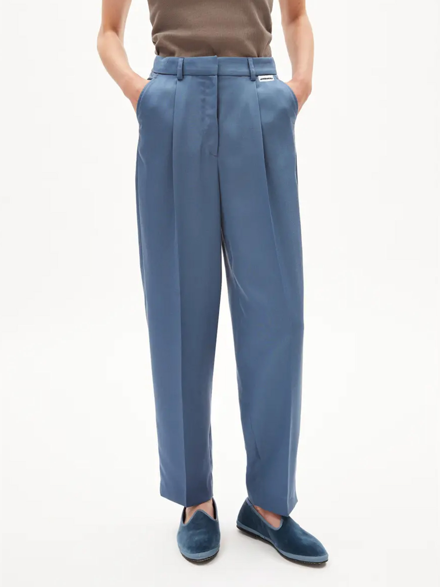 ARMEDANGELS Sandrinaa Tarped Iron Blue L