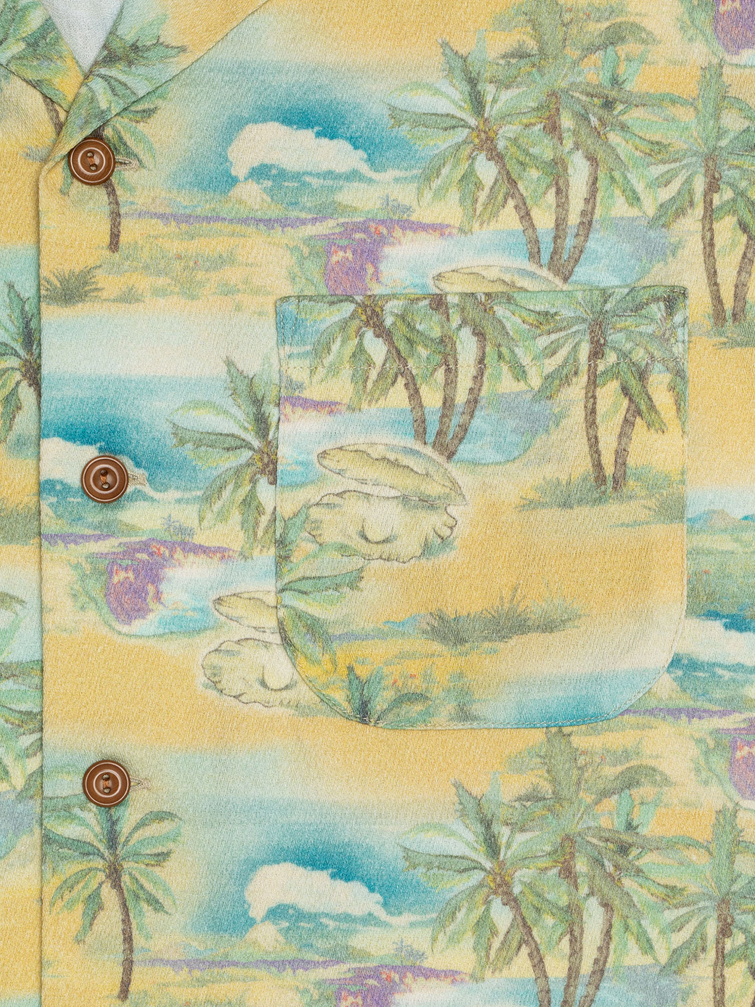 Nudie Jeans Arvid Hawaii Shirt II Pearls L