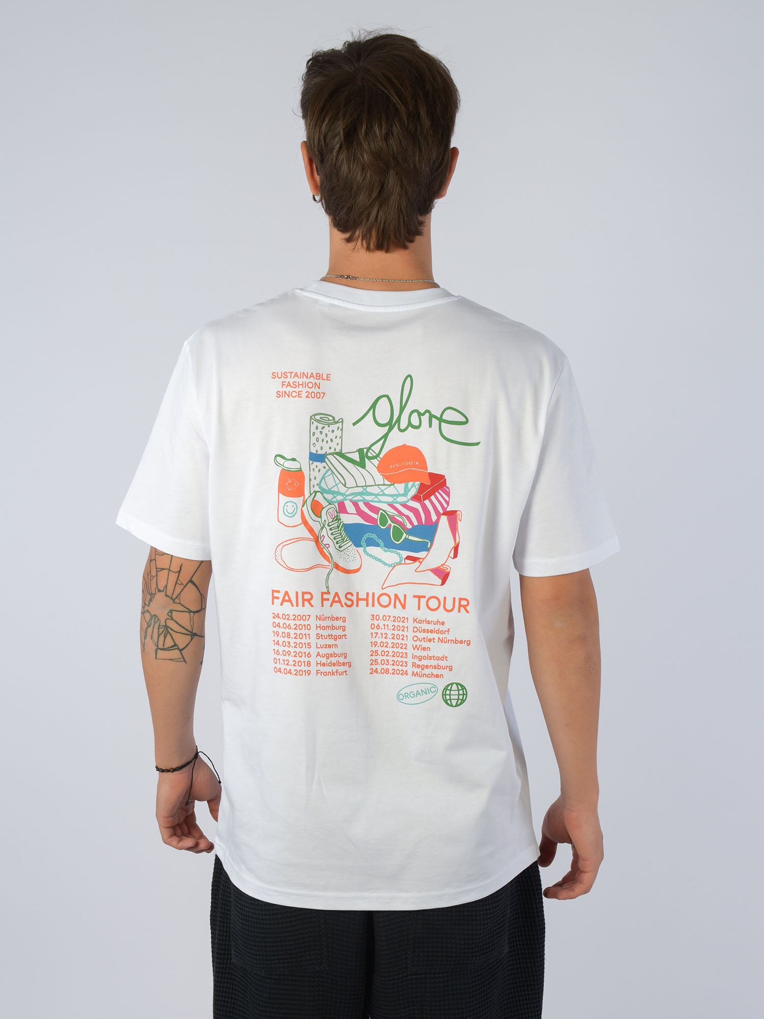 glore Tour T-Shirt Weiß S