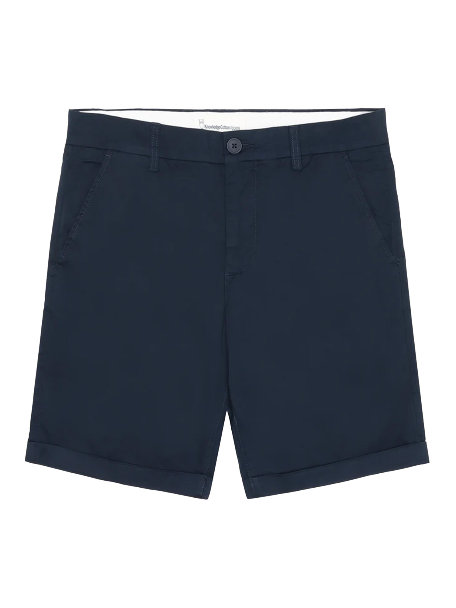 Knowledge Cotton Apparel Chuck regular chino poplin shorts Total Eclipse 31