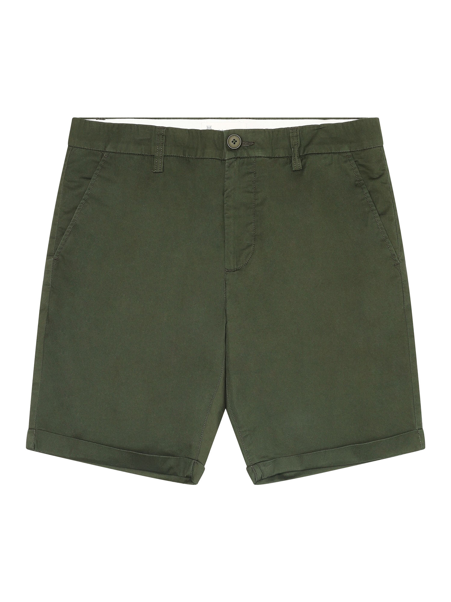 Knowledge Cotton Apparel Loose Linen Shorts Burned Olive M
