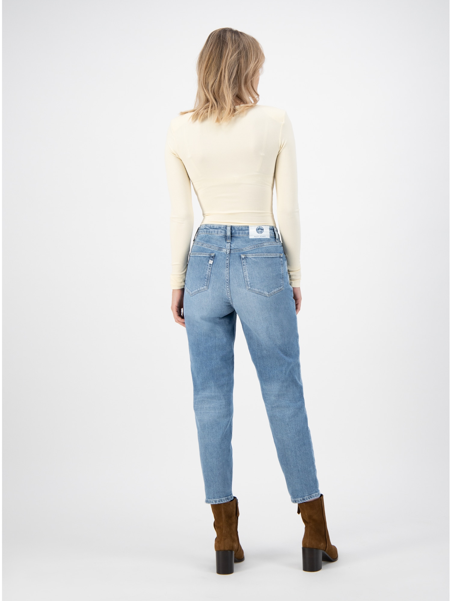 MUD Jeans Mams Stretch Tapered Old Stone 31/27