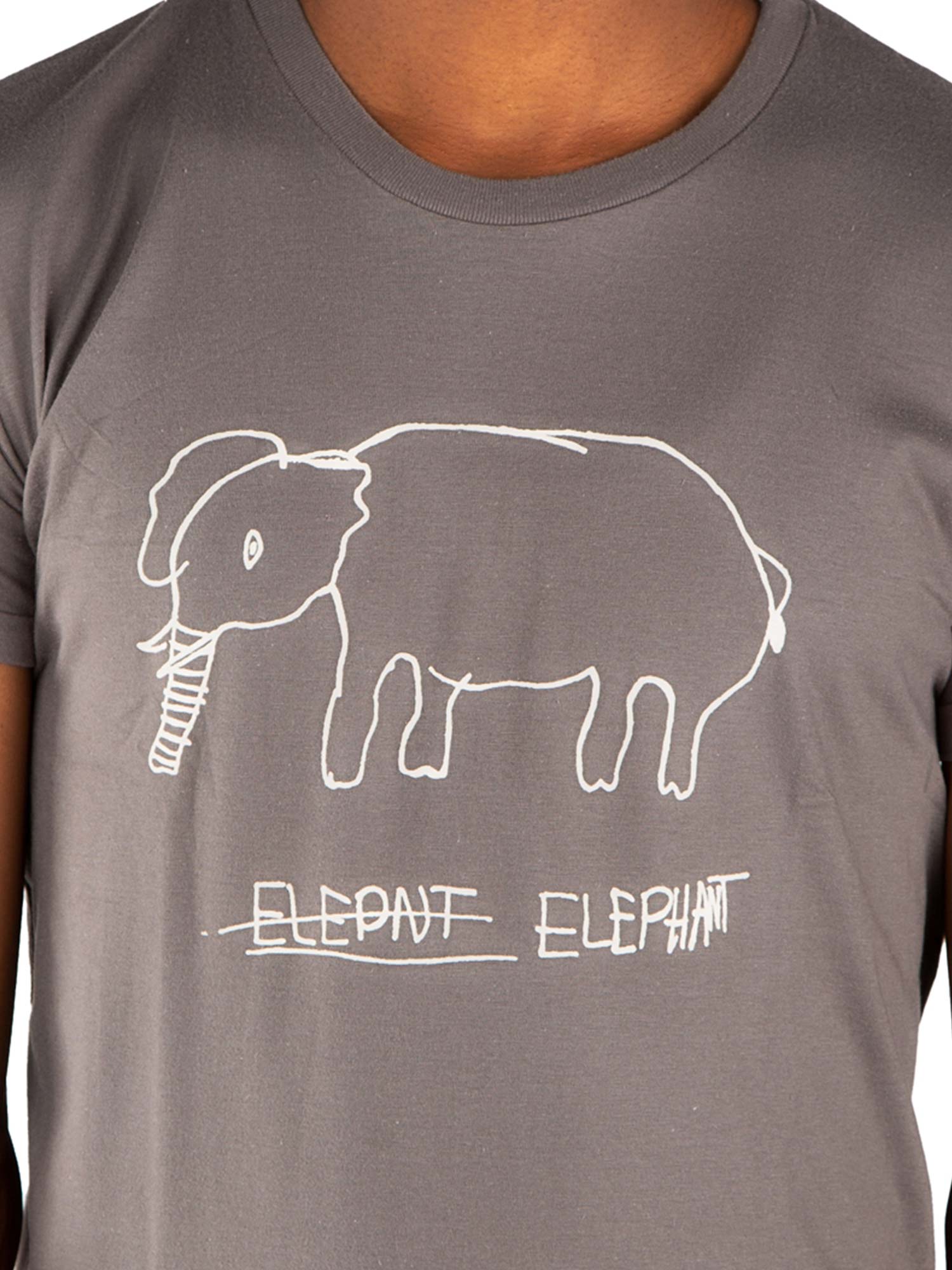 Kipepeo Clothing Shirt Elephant Charcoal Herren dunkelgrau XL