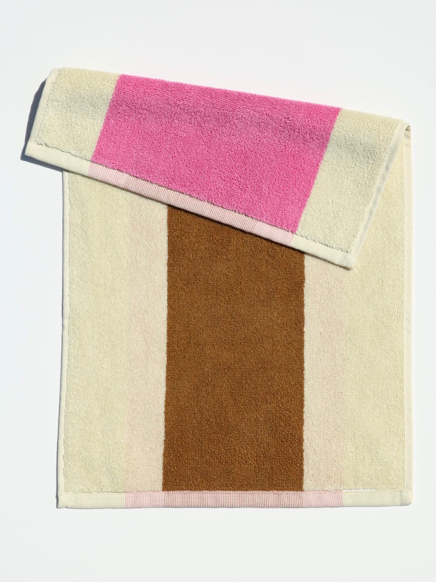 SUITE702 Gästehandtuch-Set (3-tlg.) Pink Royal Blue Brown