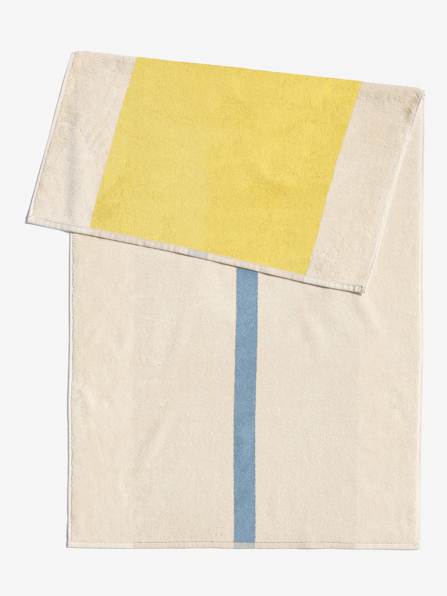 SUITE702 Standtuch 90x180cm Sky Blue-Yellow
