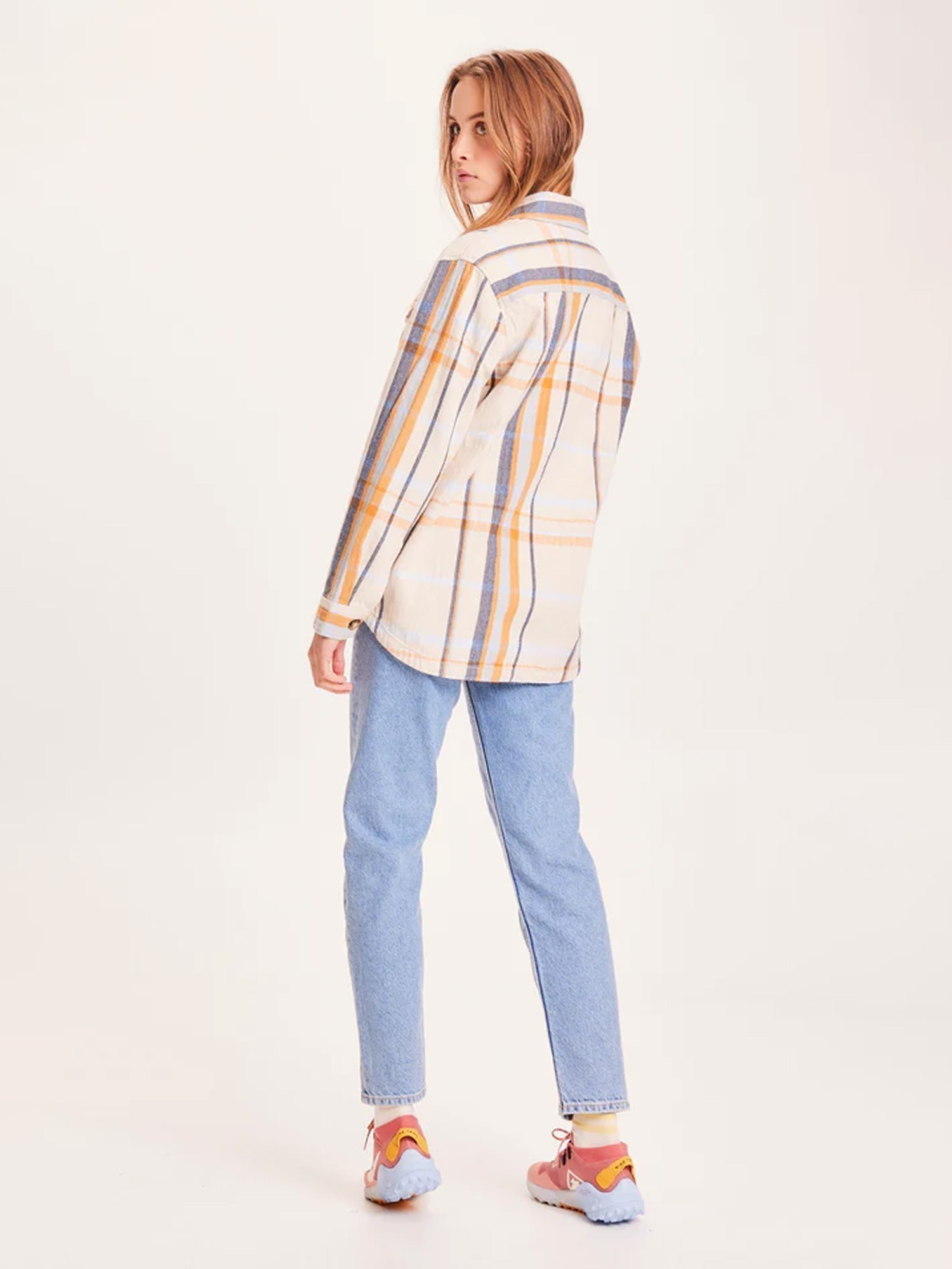Knowledge Cotton Apparel  LILLIAN Check Overshirt Item Colour L