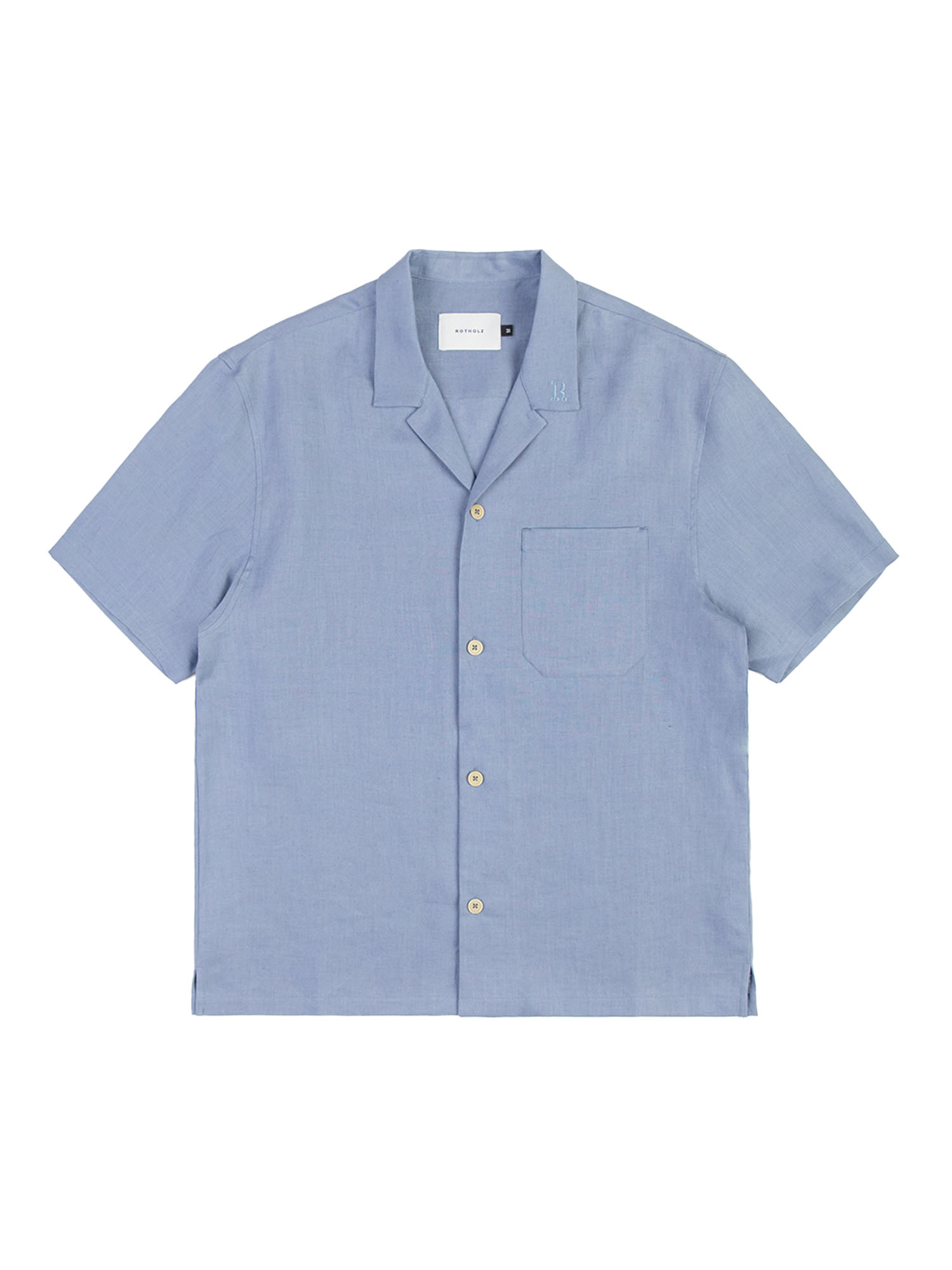 Rotholz Bowling Shirt Stone Blue XL