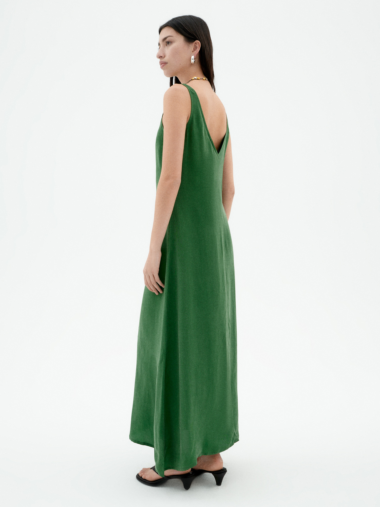 Thinking MU Sade Cupro Dress Dill M