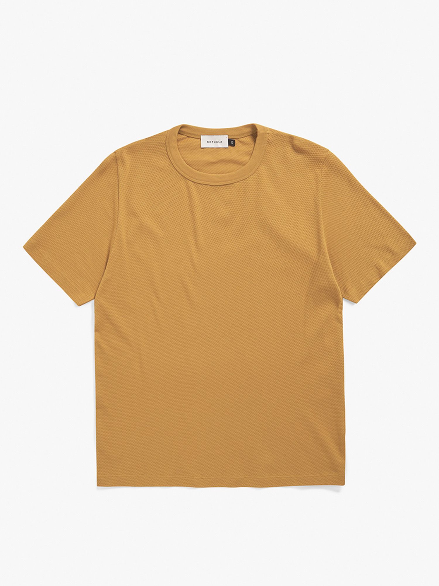 Rotholz Waffel T-Shirt Mustard Yellow M