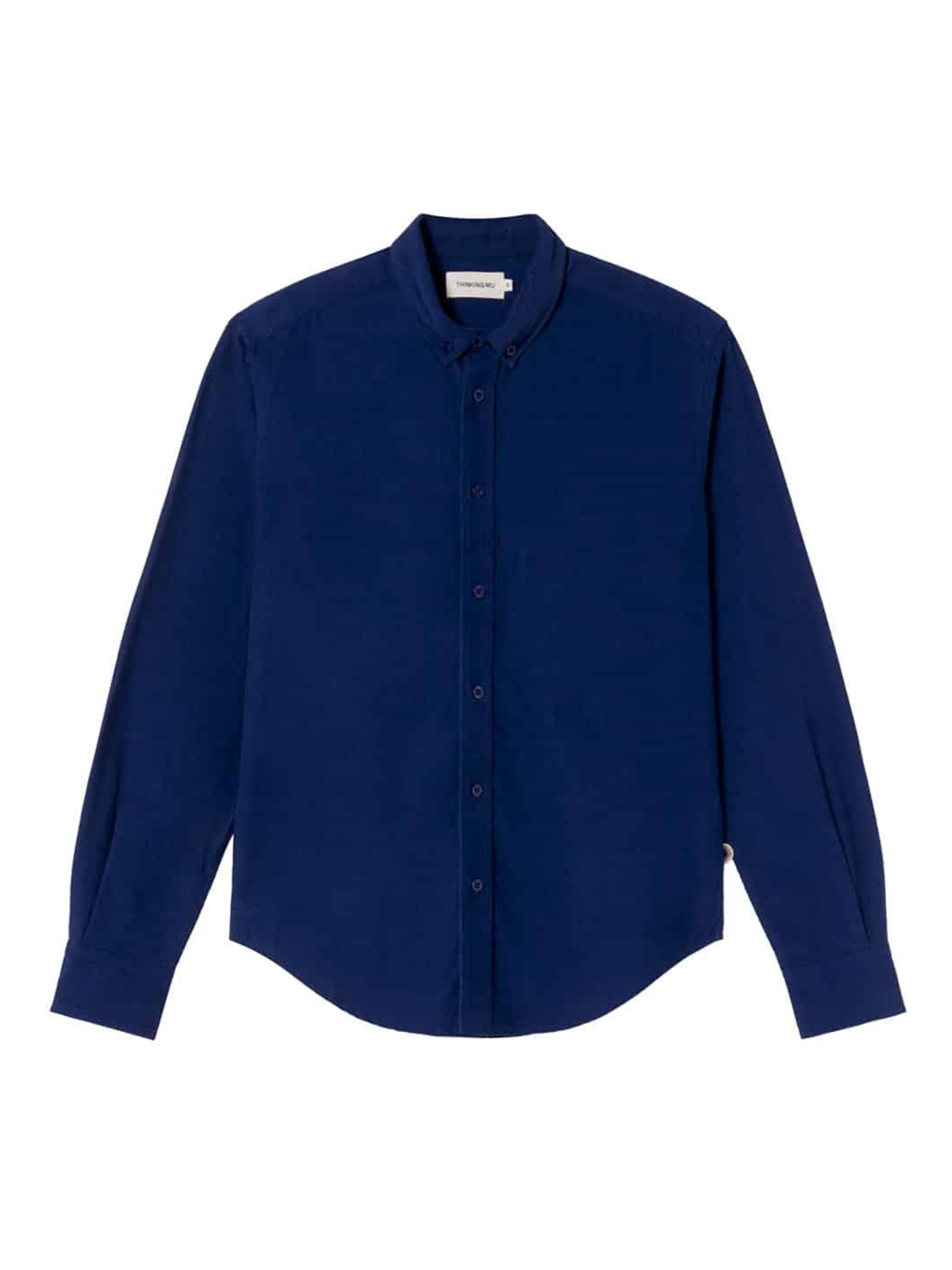 Thinking MU Microcorduroy Ant Shirt Deep Blue M