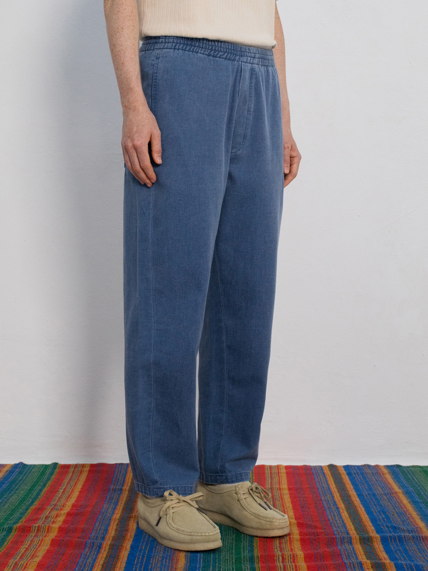 Rotholz Wide Pant Washed Denim XS