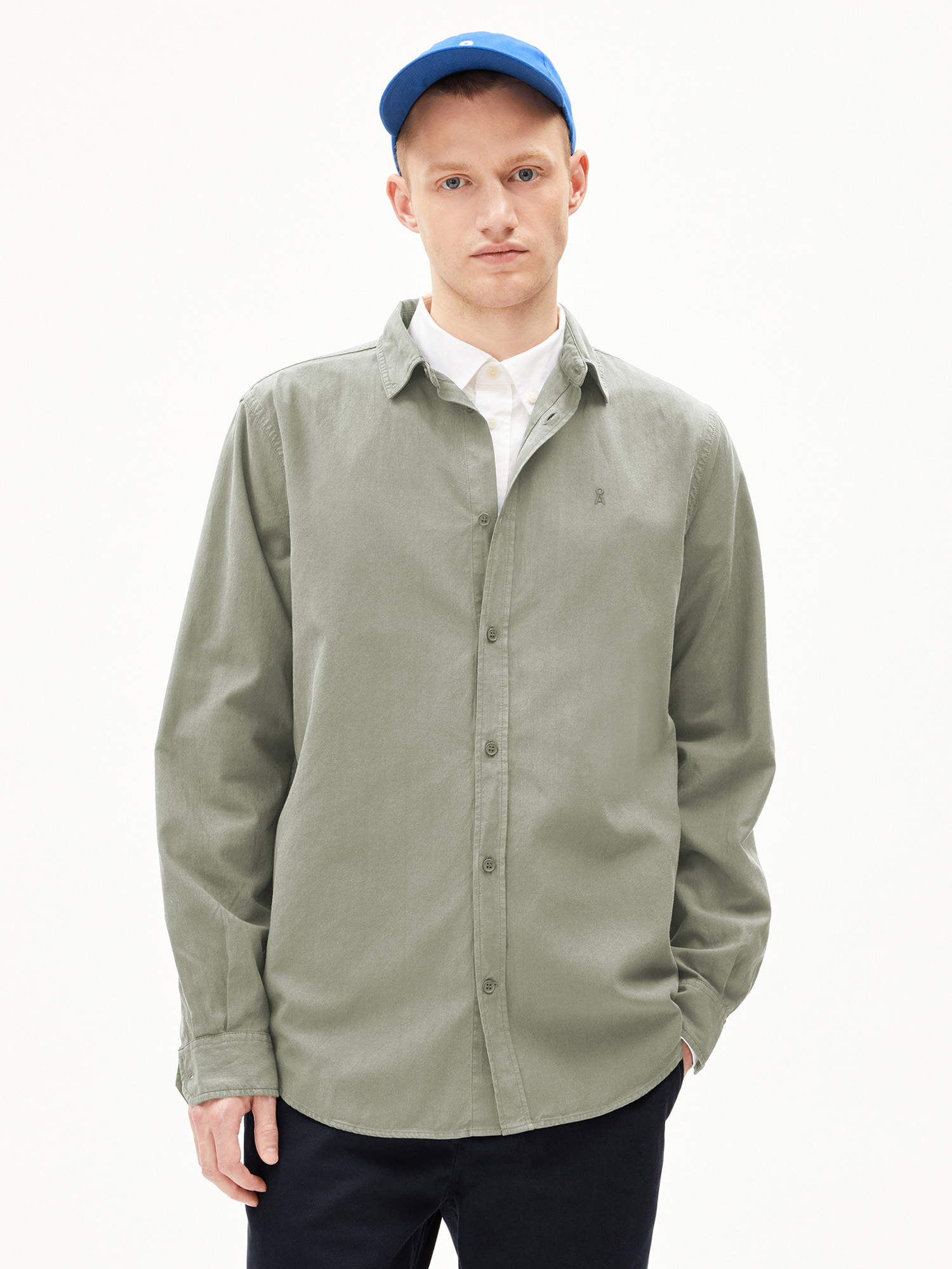 ARMEDANGELS Giaalo Overshirt Seagreen L
