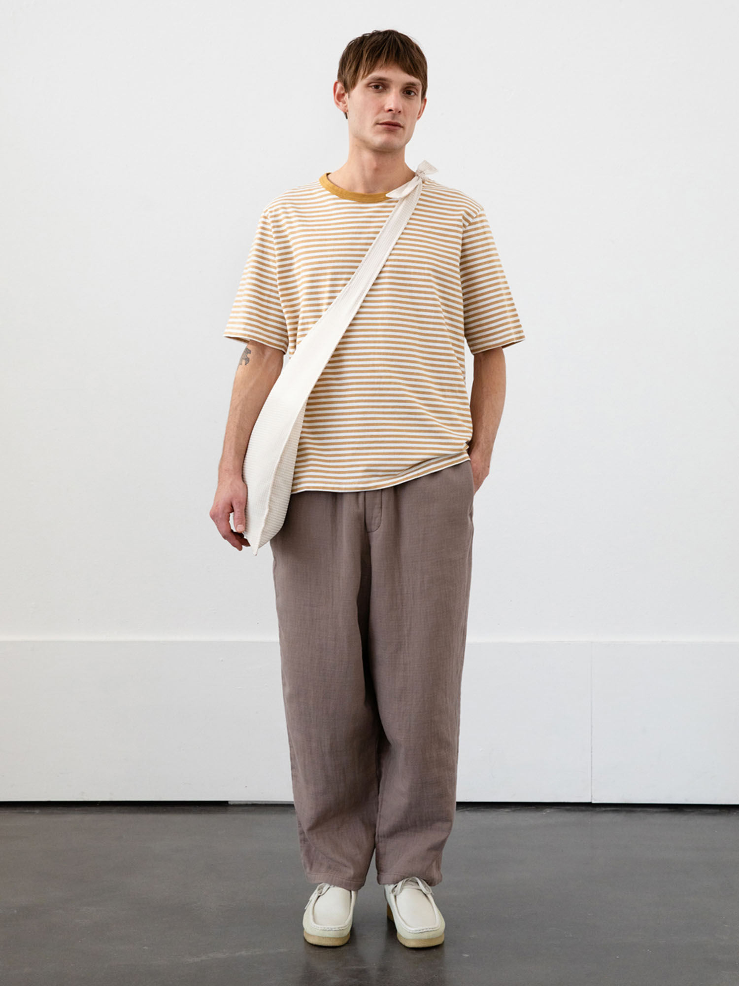 Rotholz Striped T-Shirt Karamel XL
