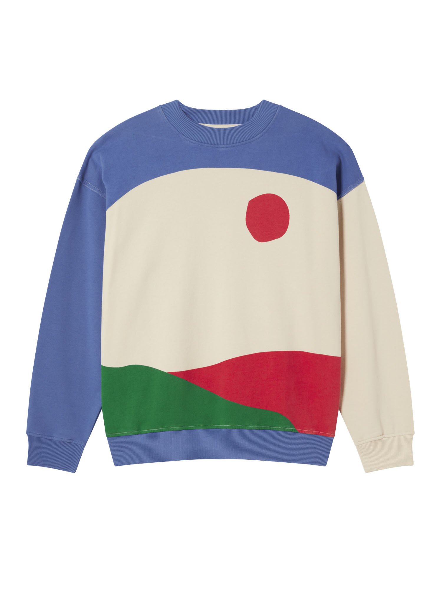 Thinking Mu Abstract Sweatshirt Ivory L
