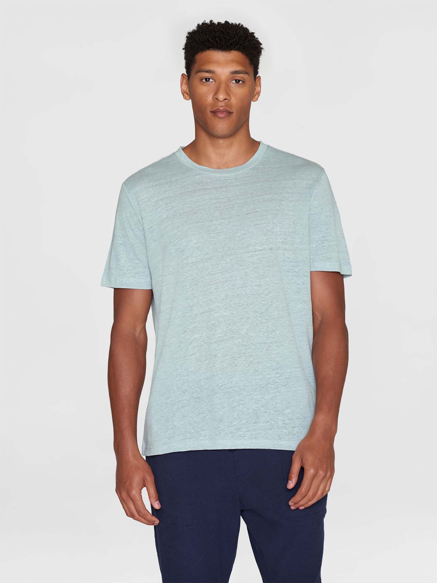 Knowledge Cotton Apparel Linen T-Shirt