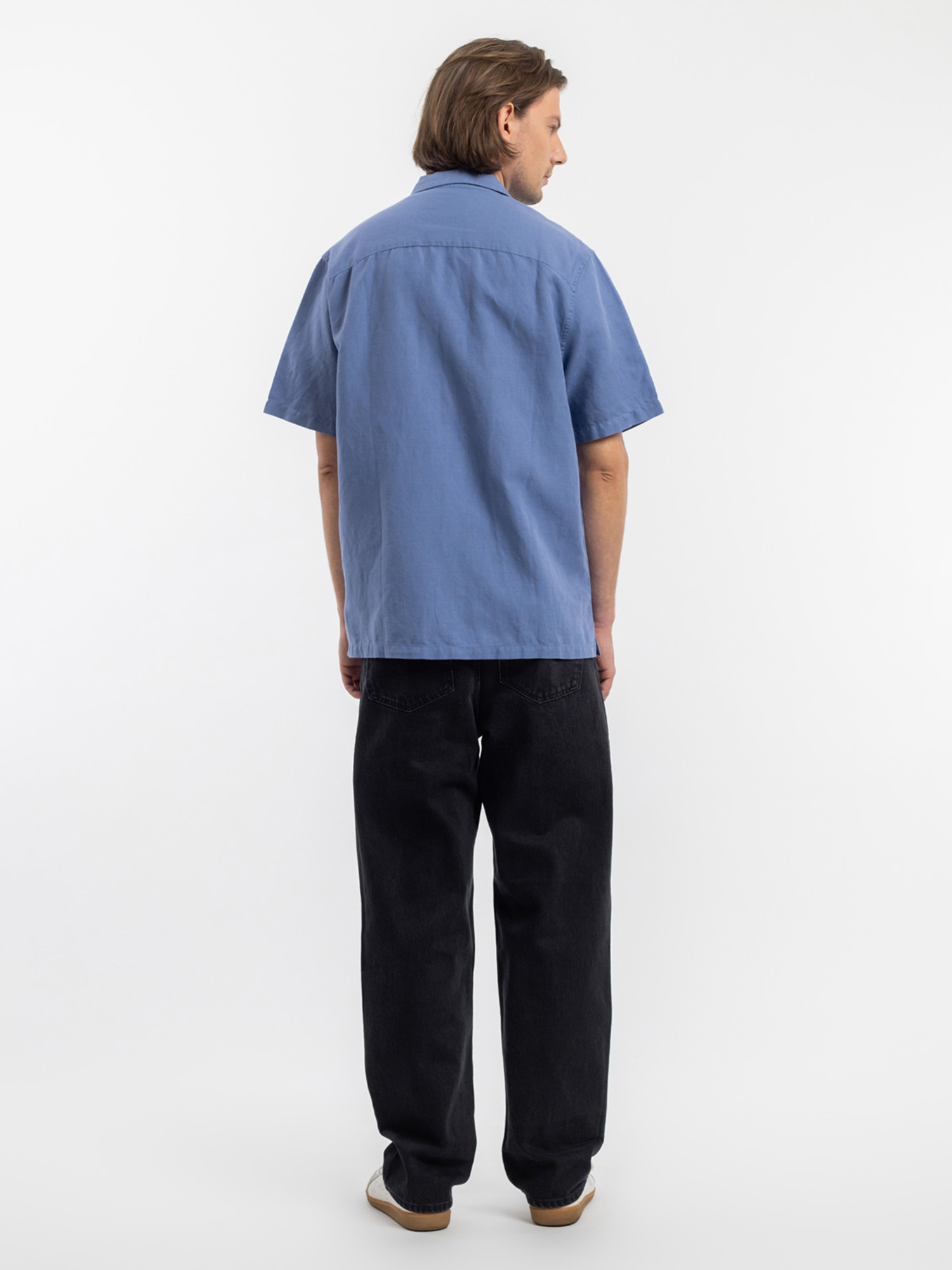 Rotholz Bowling Shirt Stone Blue XL