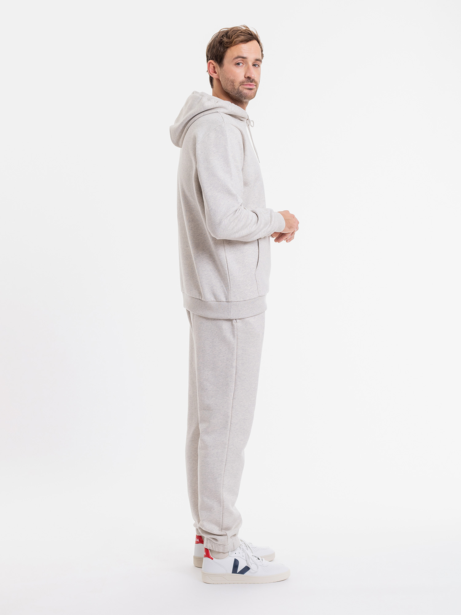 Rotholz Logo Hoodie Ash Heather S