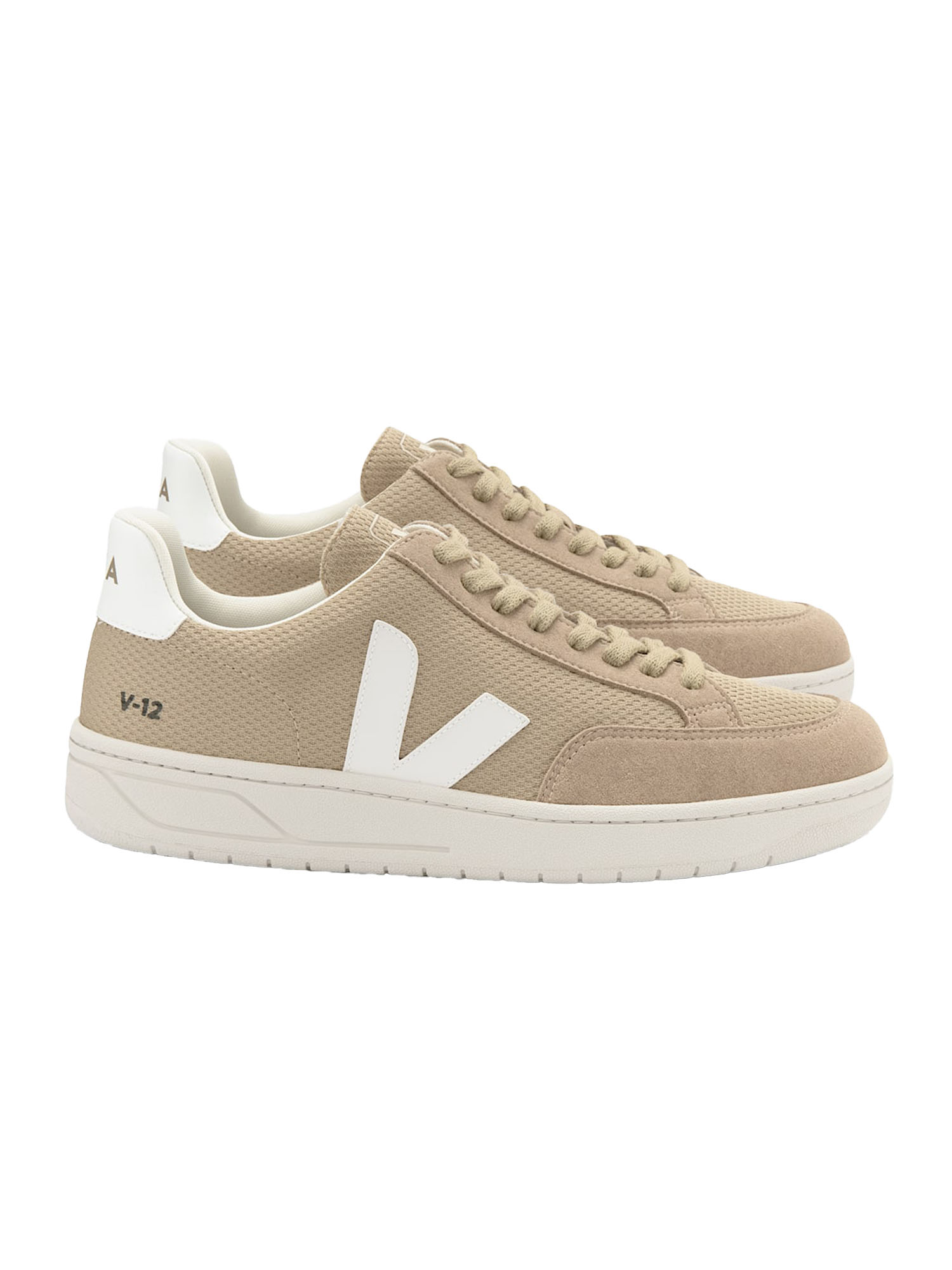 Veja V-12 Leather Dune White 42