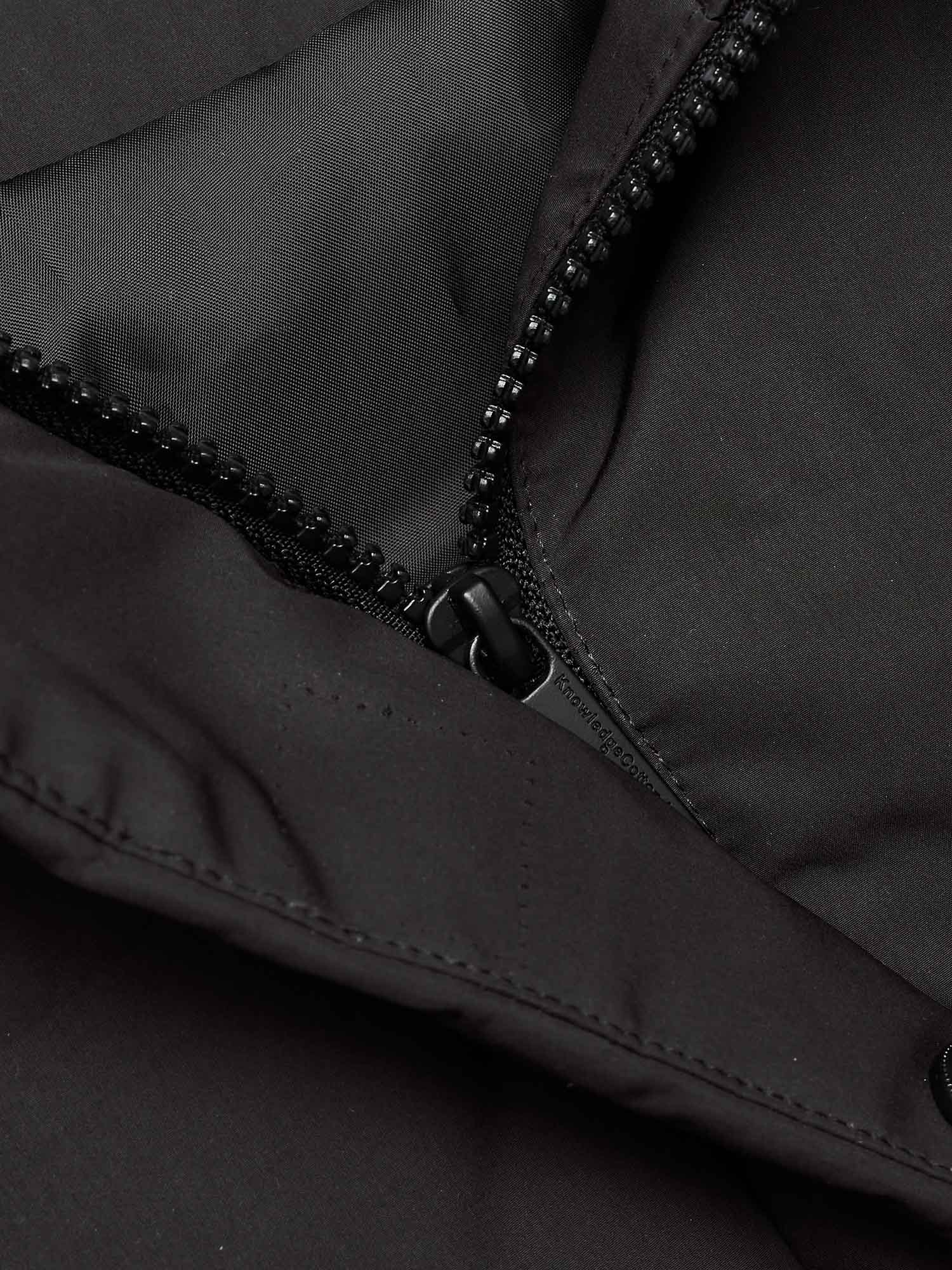 Knowledge Cotton Apparel Puffer Vest for Women Black Jet L