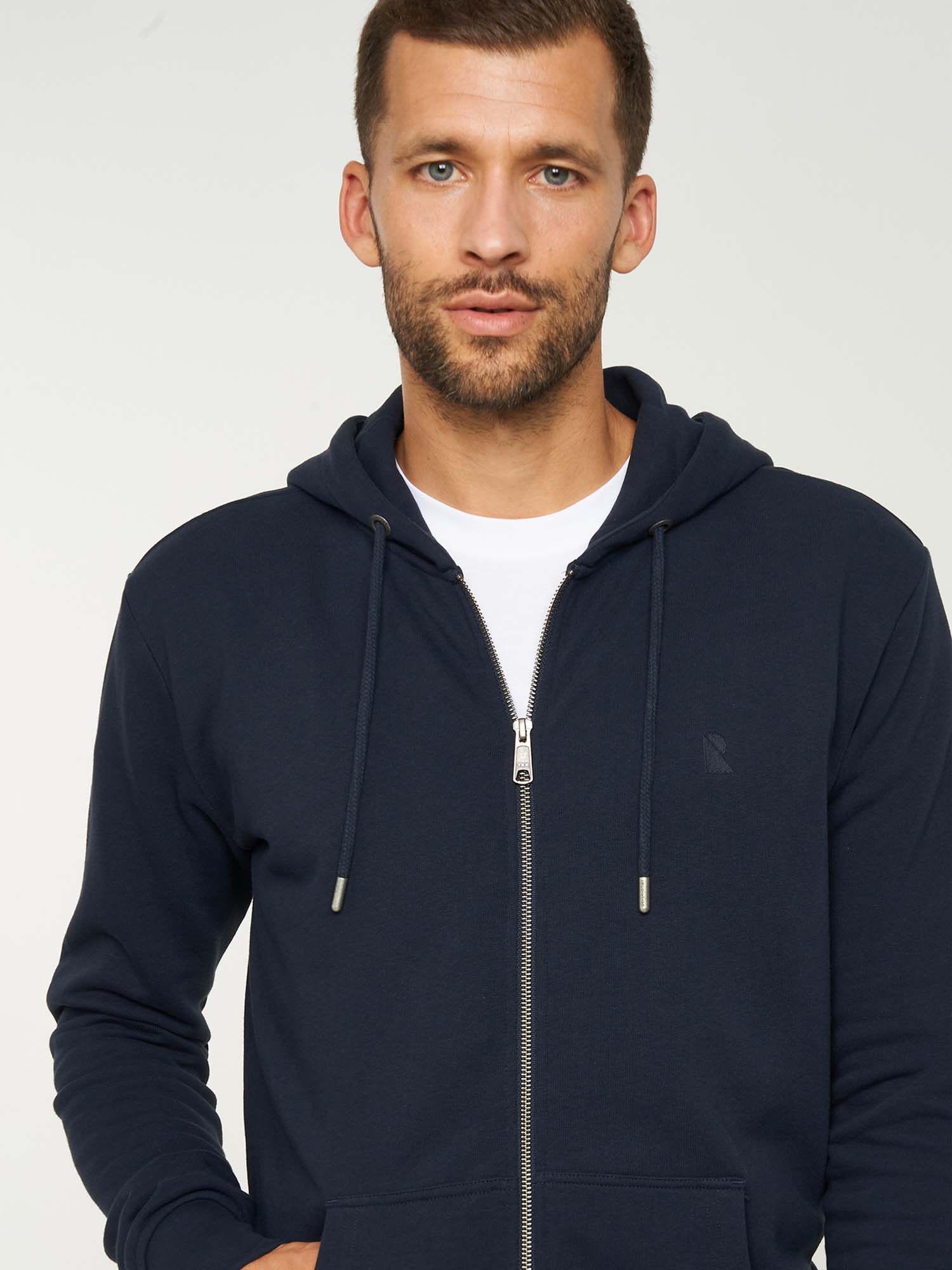 Recolution Men Hoodie Birch Dark Navy XL