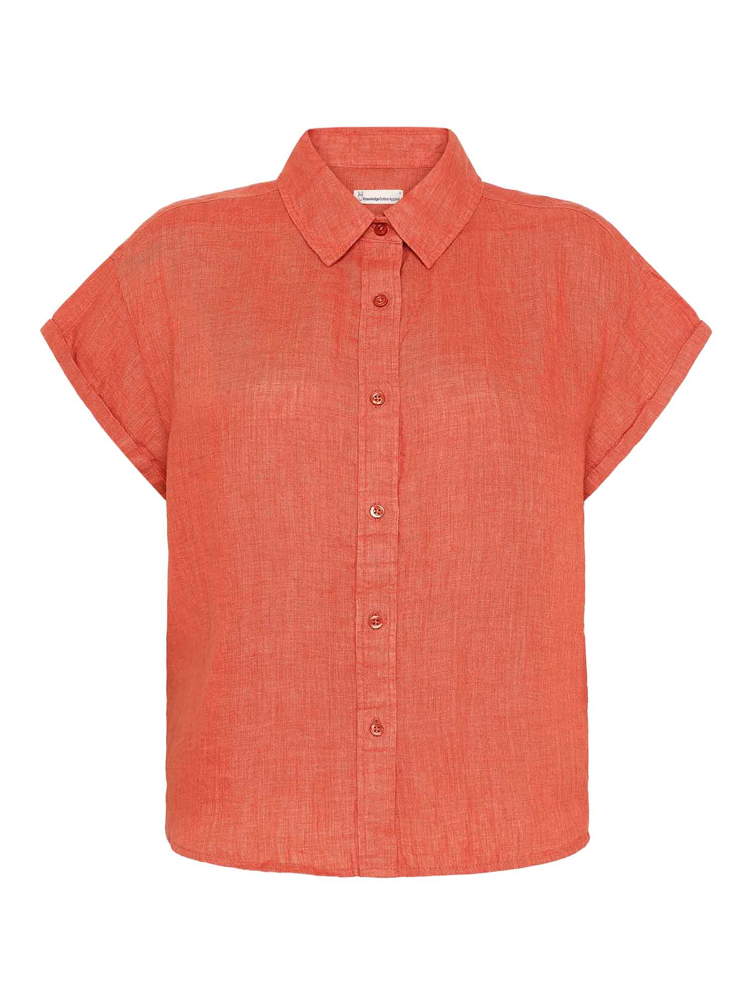 Knowledge Cotton Apparel ASTER Fold Up Short Sleeve Shirt