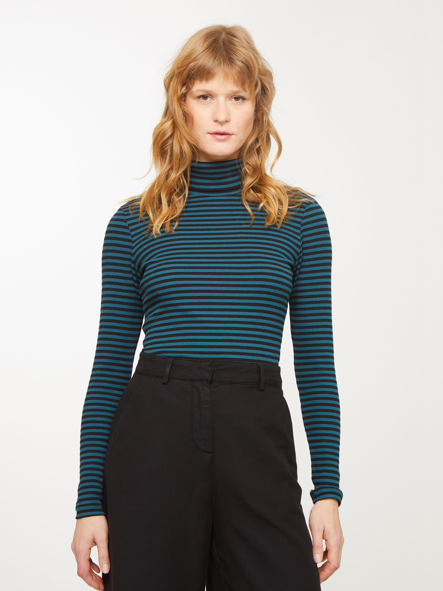 Recolution Liatris Stripes Longsleeve Lake Blue XS