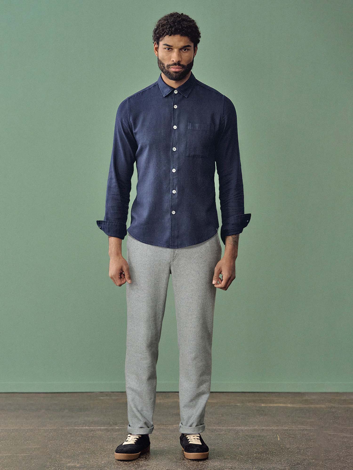 HempAge Shirt navy M
