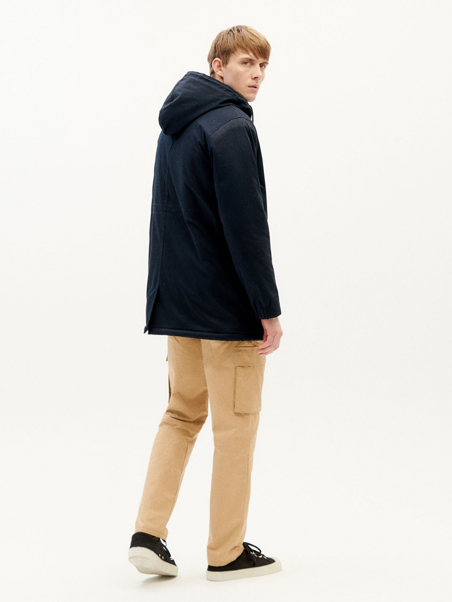 Thinking MU Trash Peps Coat Navy S