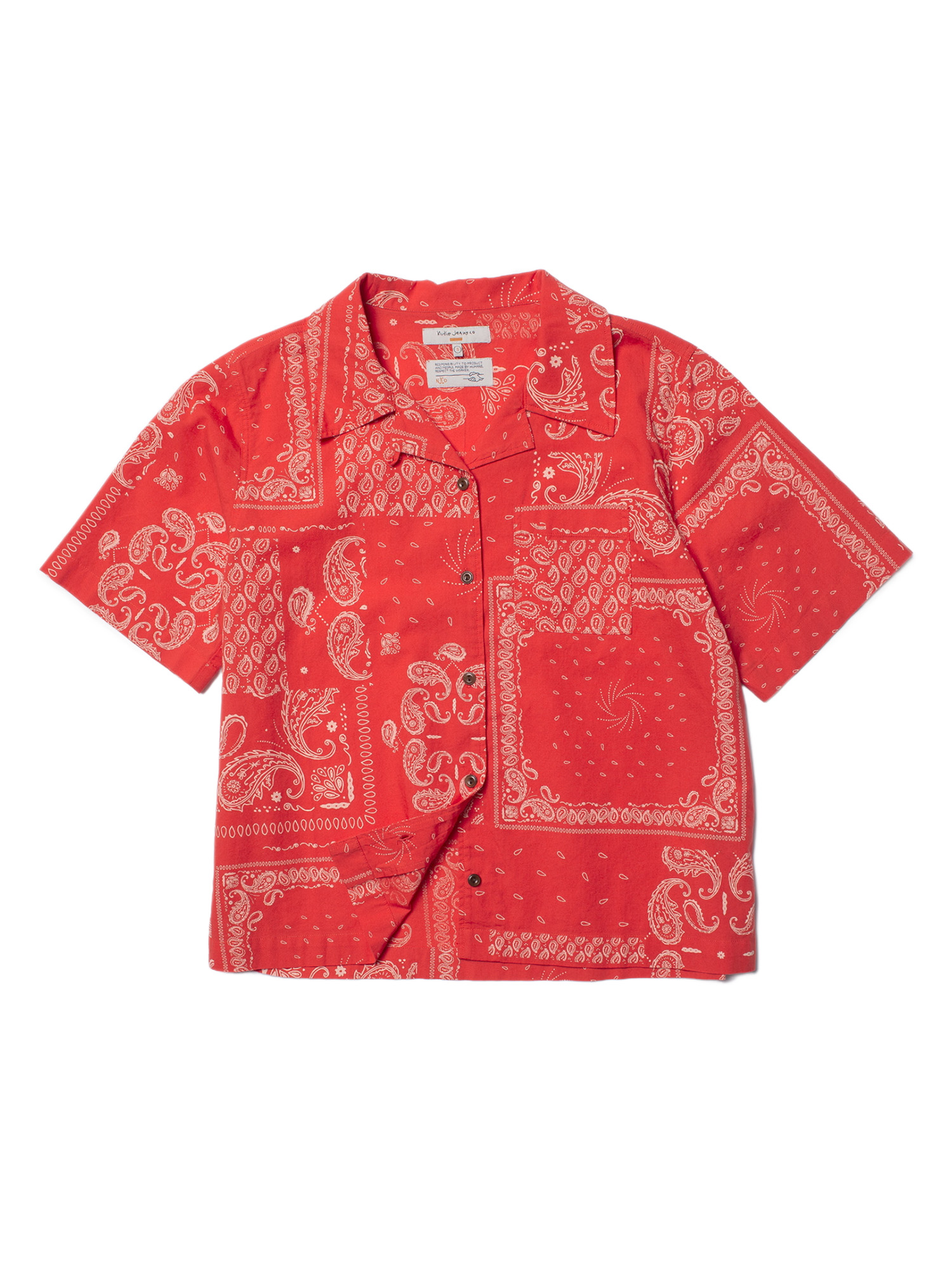 Nudie Jeans Moa Bandana Red M