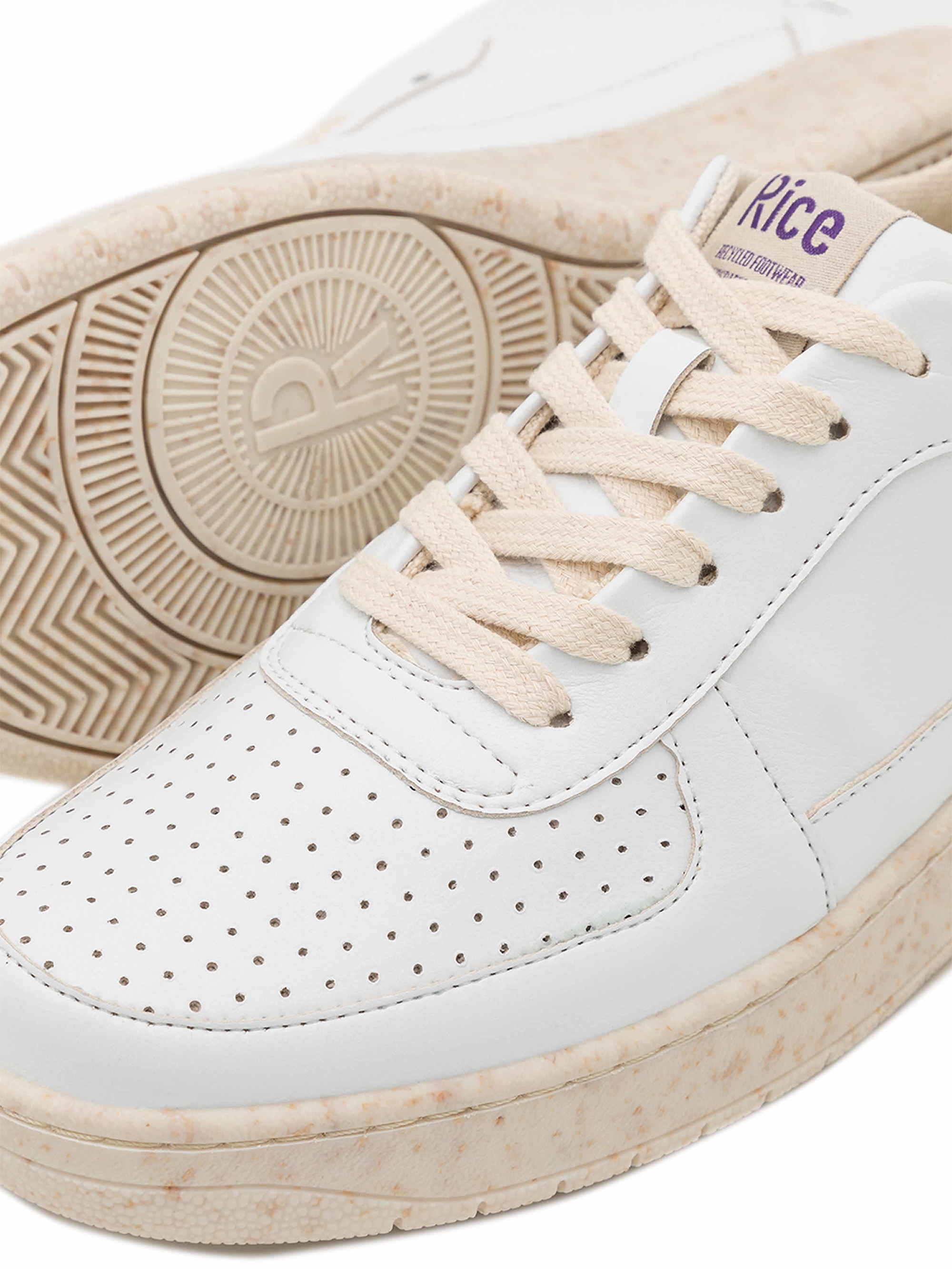 Rice Open 21 Sneaker Unisex Vegan white 46