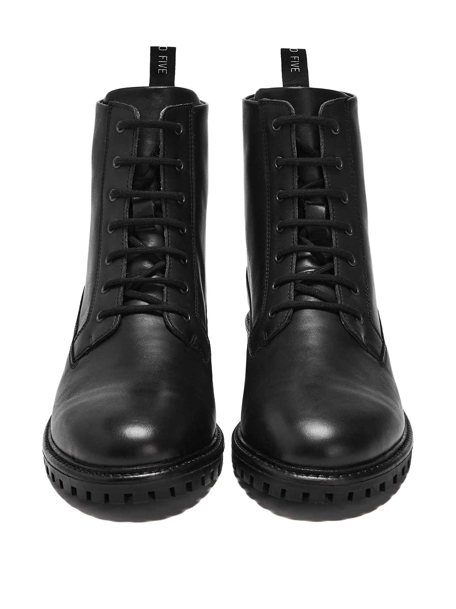 NINE TO FIVE Chunky Boot #mira black micro 41