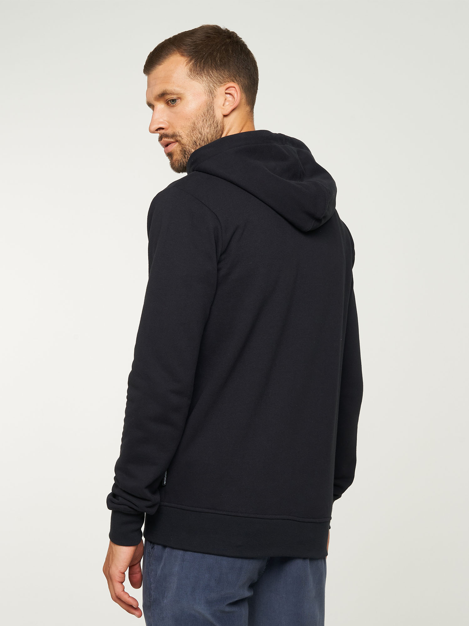 Recolution Men Hoodie Birch Black XL