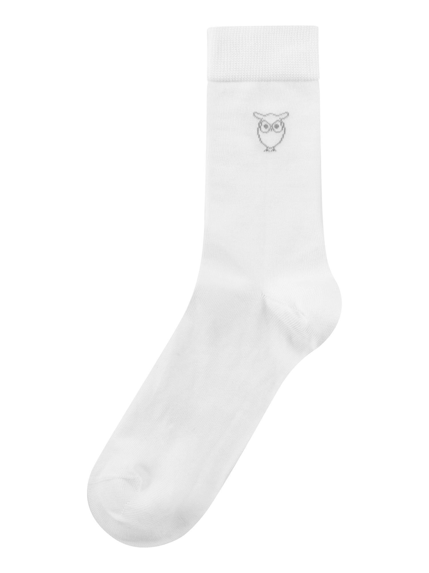 Knowledge Cotton Apparel 4-Pack solid Socks Light Feather Gray 43-47