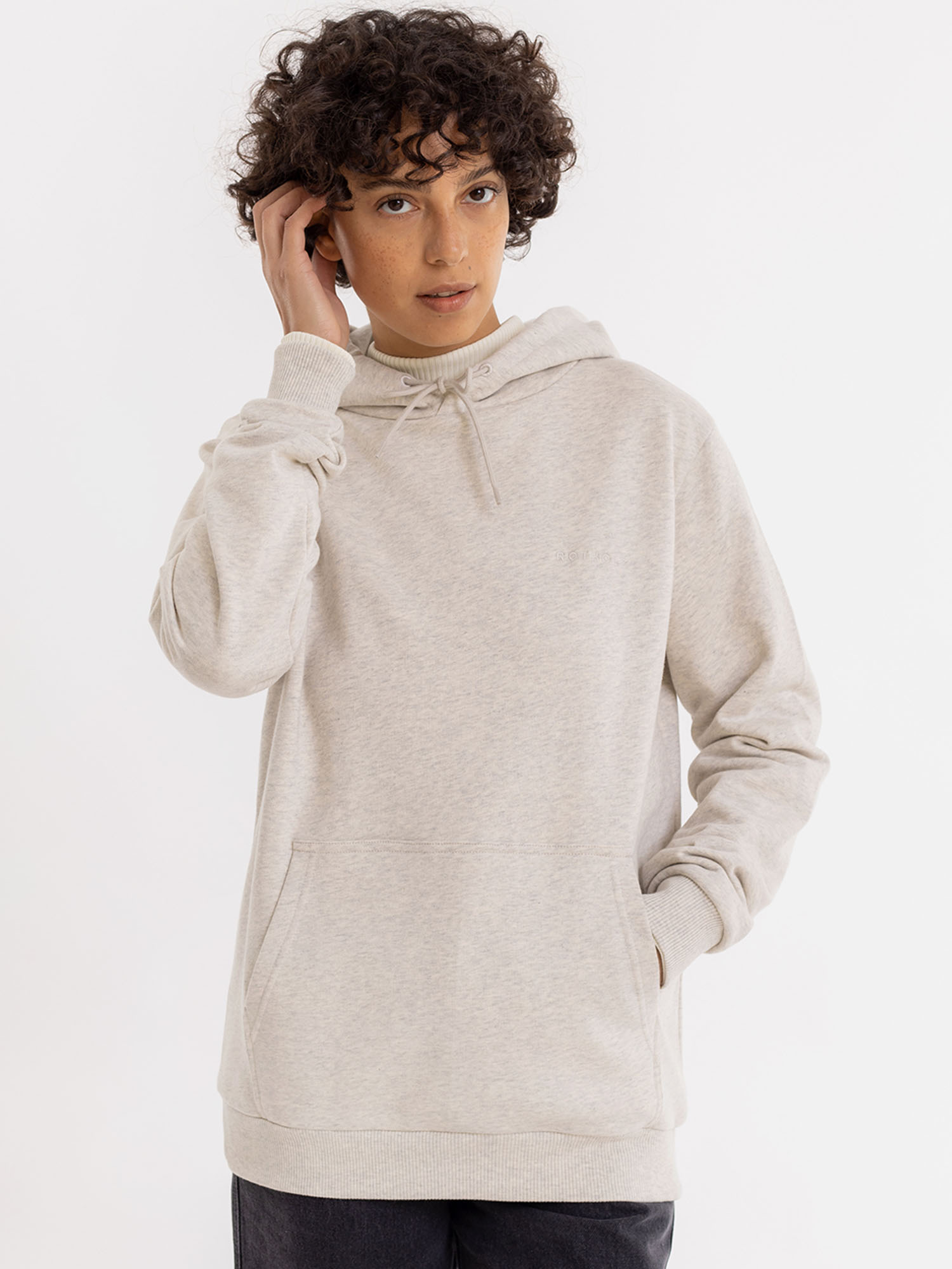 Rotholz Logo Hoodie Ash Heather M