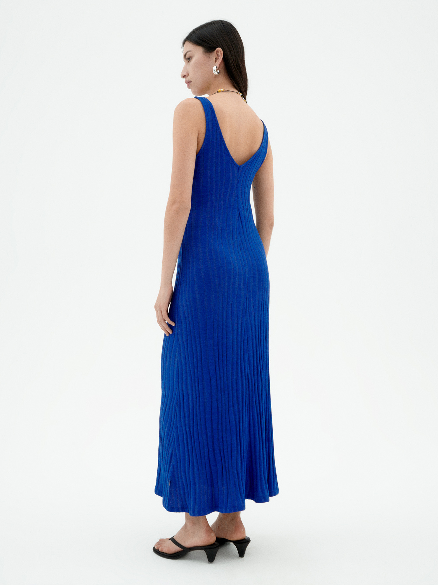 Thinking MU Sade Knit Dress Indigo S