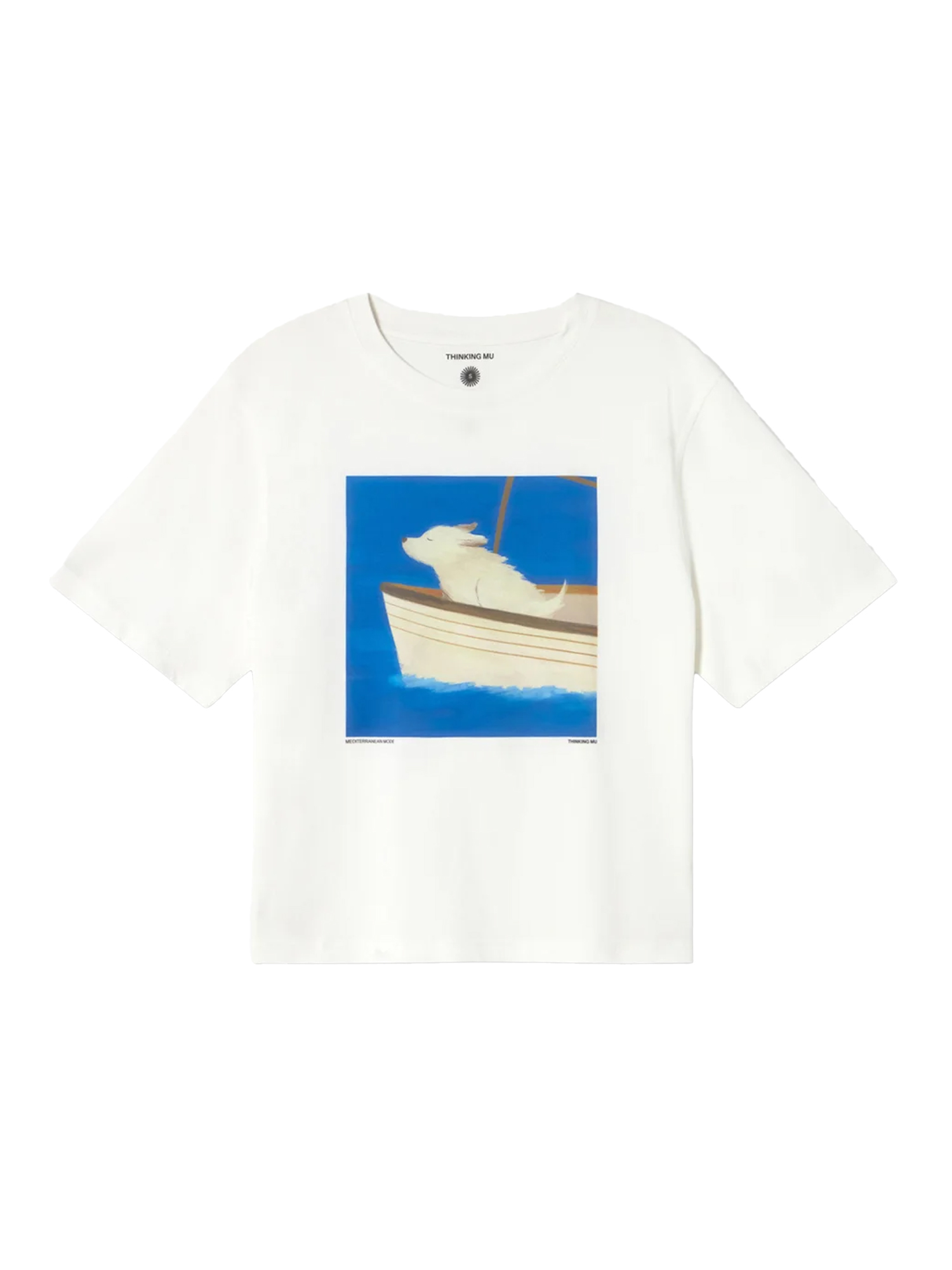 Thinking MU Sailor Dog Lucia T-Shirt White M