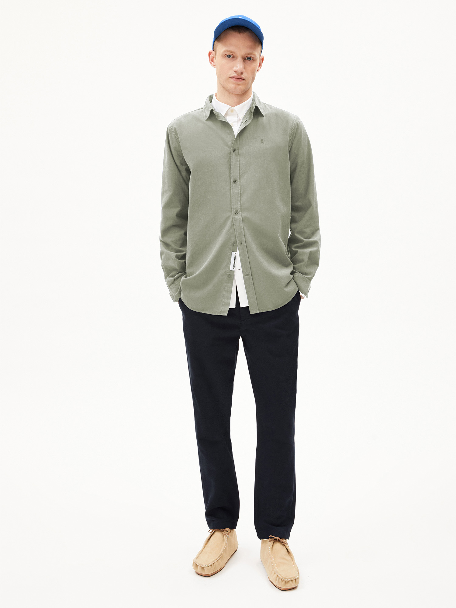 ARMEDANGELS Giaalo Overshirt Seagreen M
