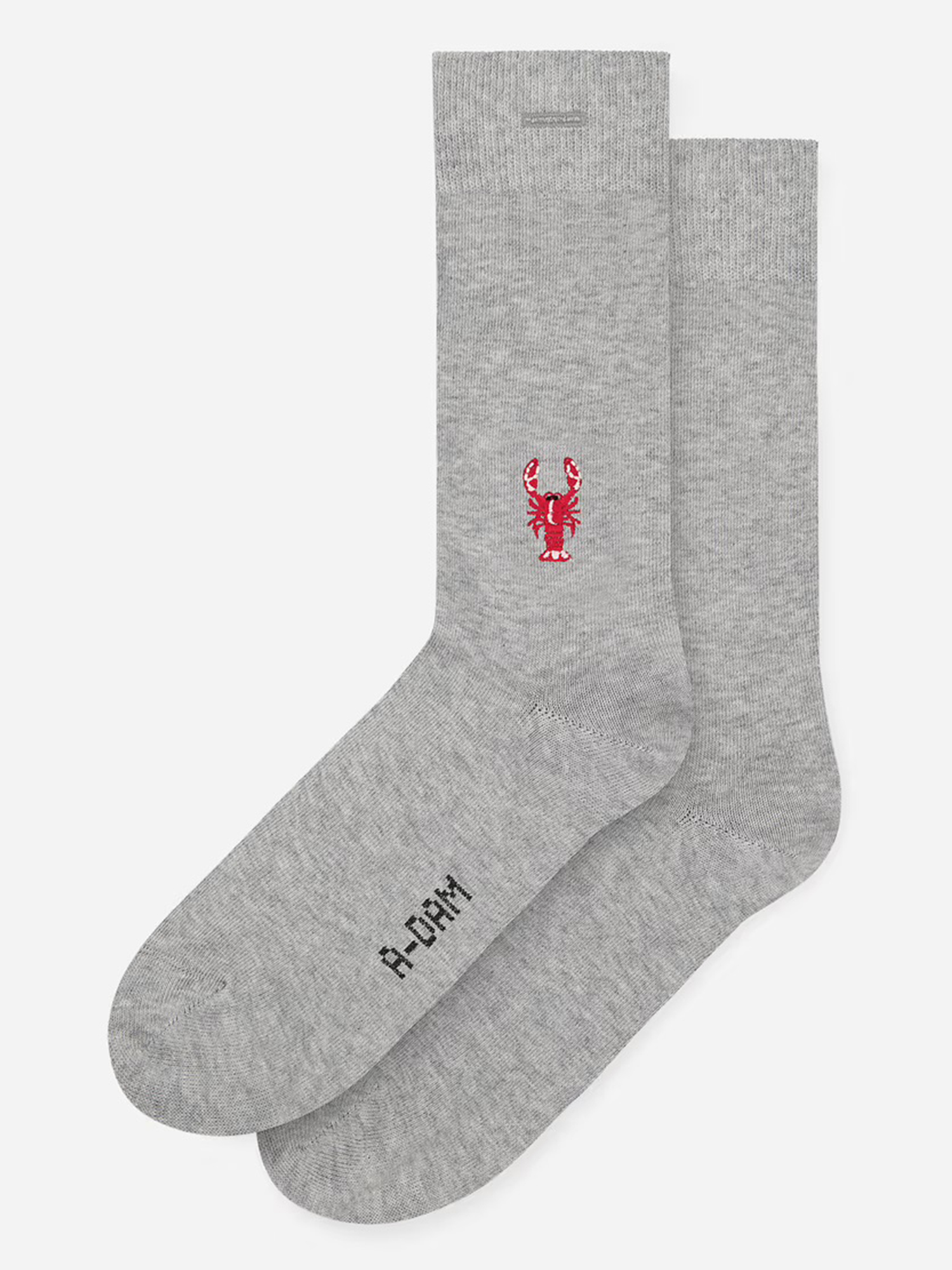 A-dam Casual Socks Lobster Grey Melange 36-40