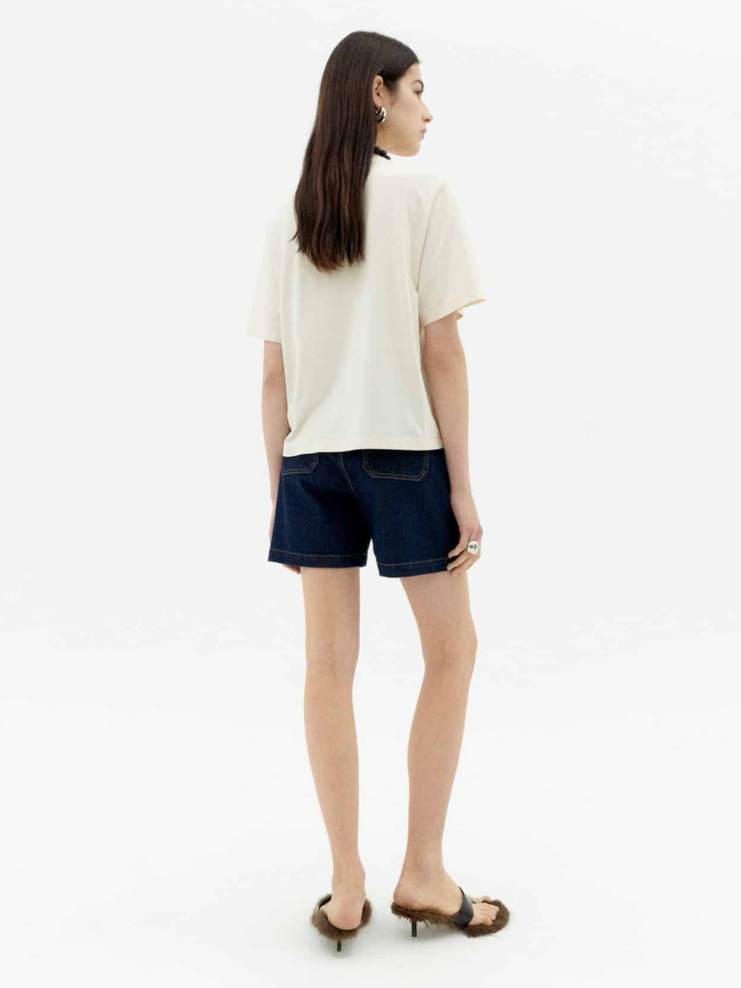 Thinking MU Lucia T-Shirt Solsol White S