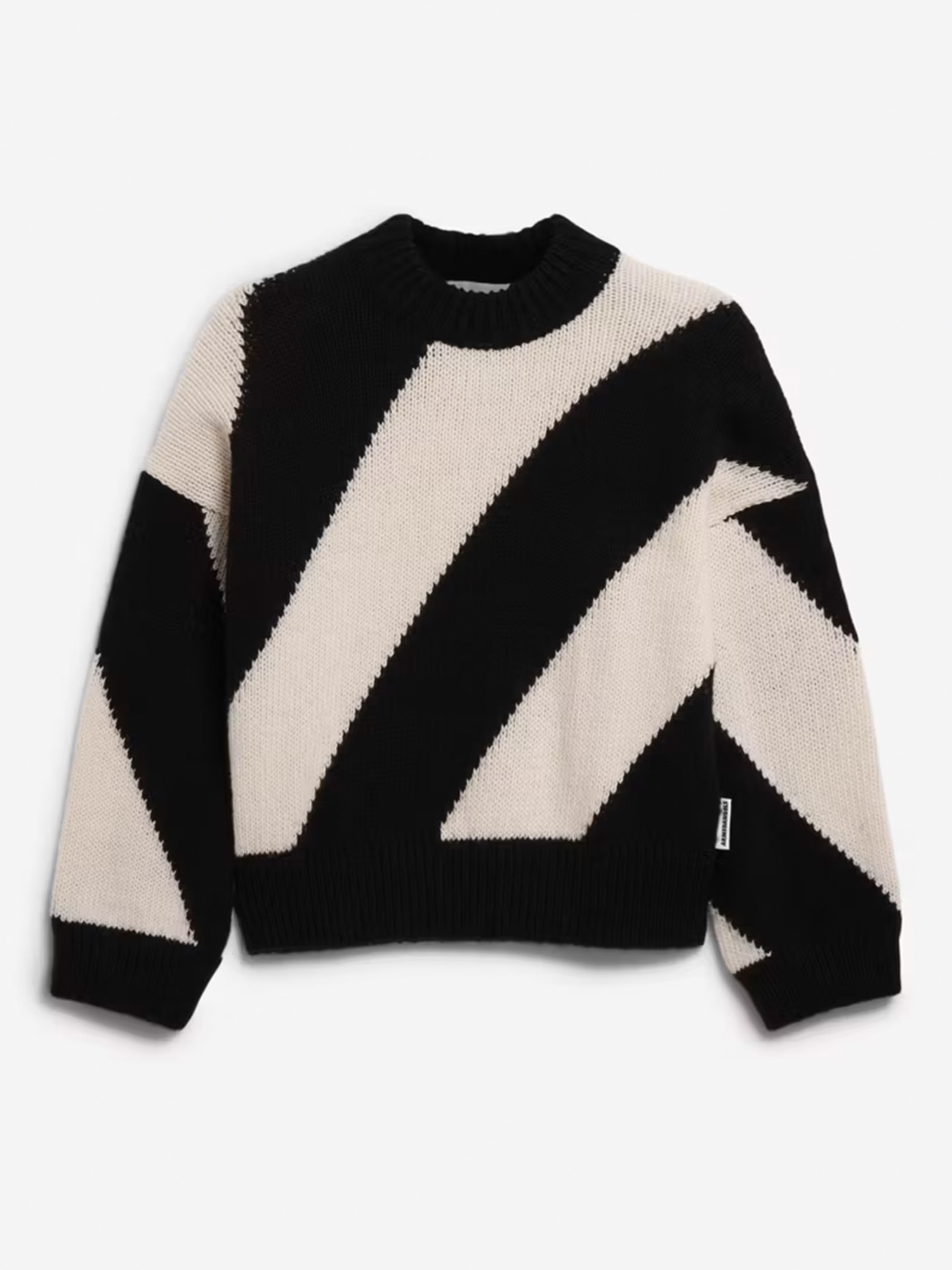 ARMEDANGELS Sadnaa Stripes Oatmilk Black M