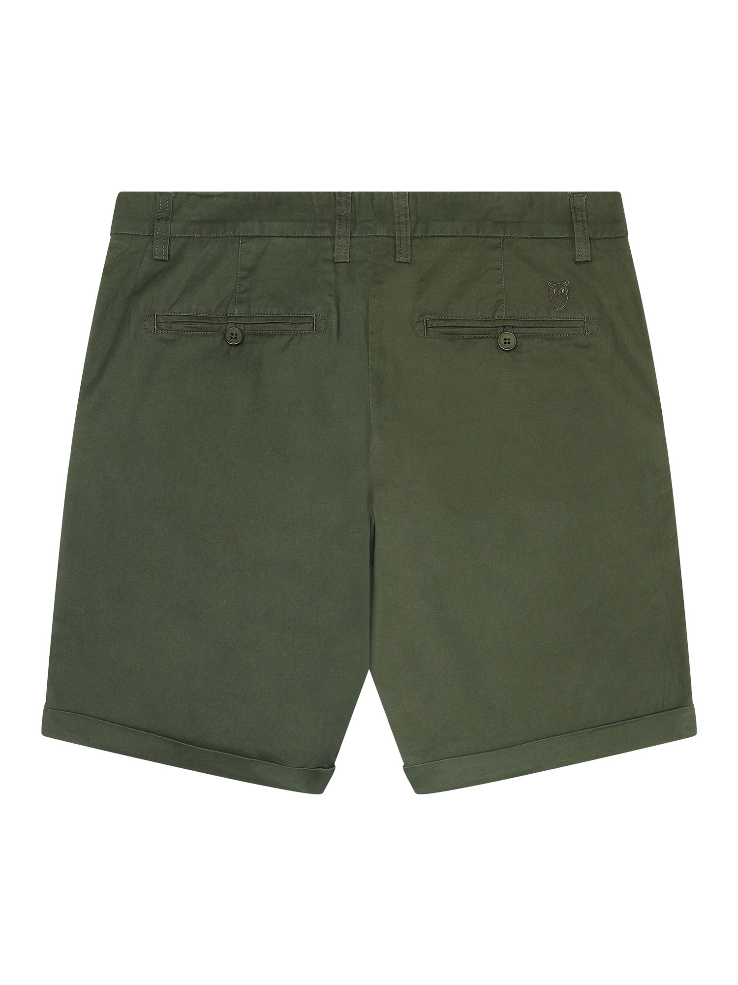 Knowledge Cotton Apparel Chuck regular chino poplin shorts Forrest Night 30