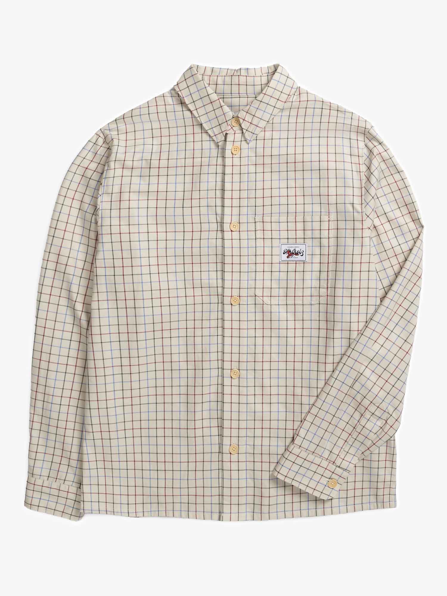 Rotholz Casual Shirt Off-White Check XL