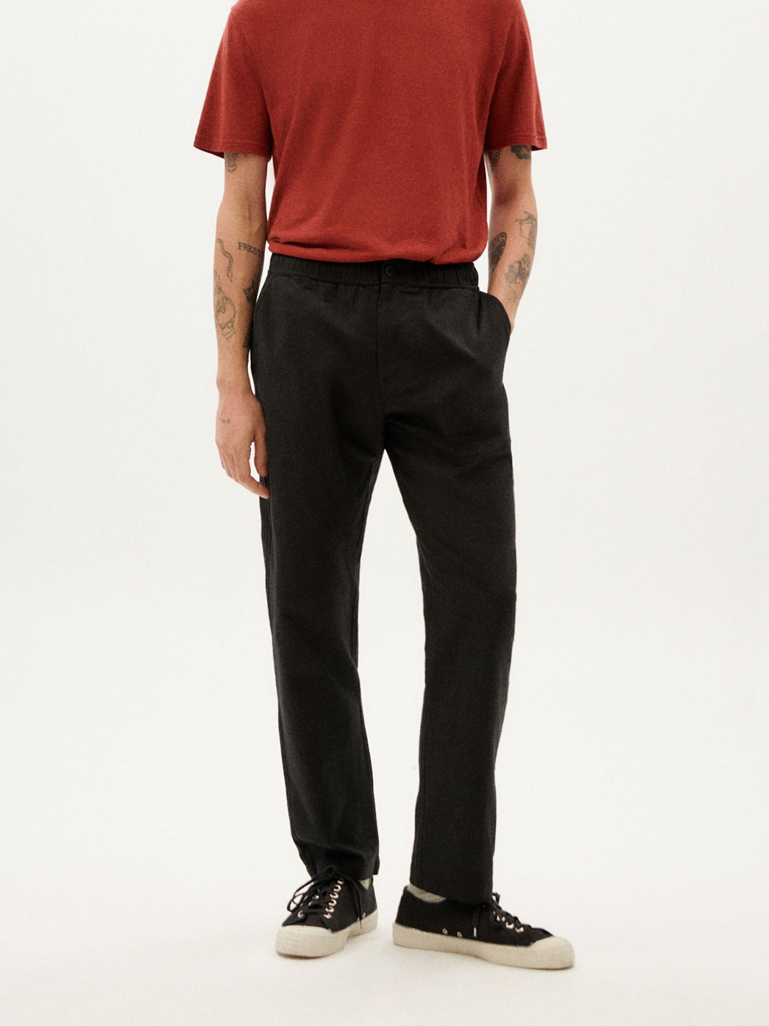 Thinking MU Travel Pants LIGHT Black 42