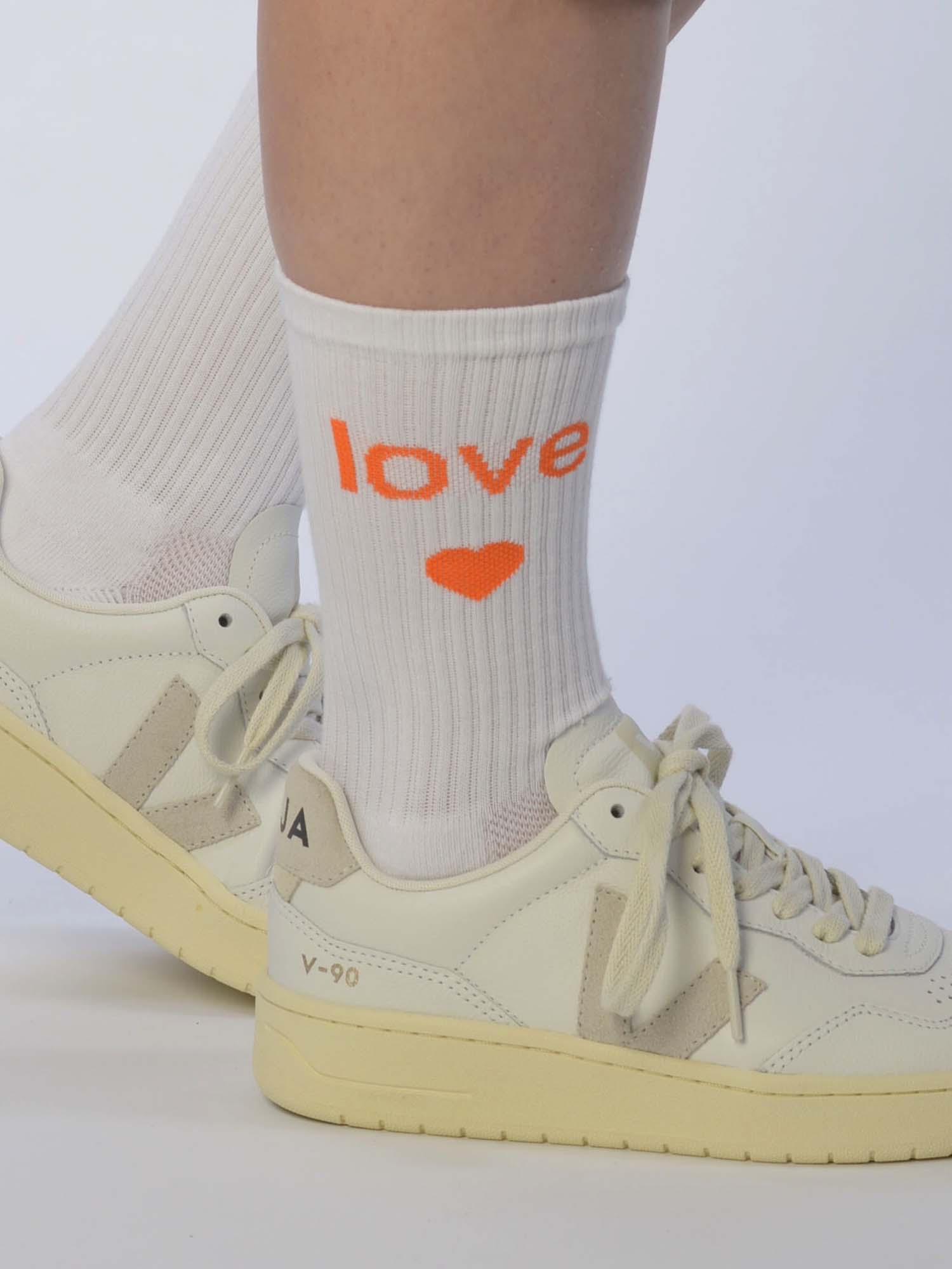 glore More Love Socken Weiß 43-45