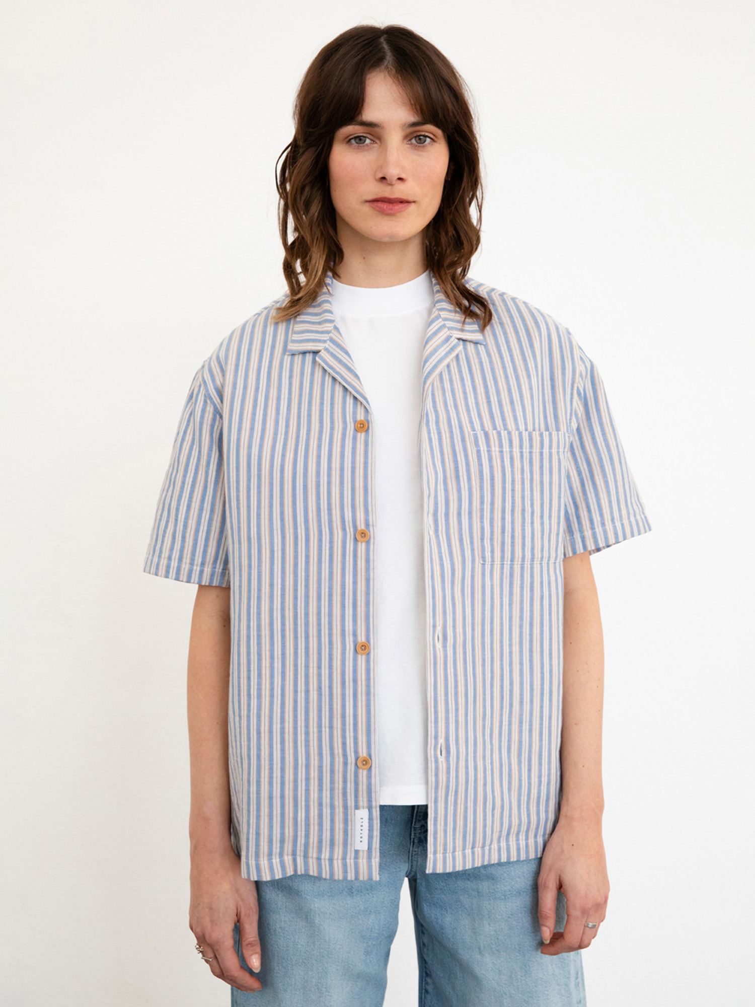 Rotholz Bowling Shirt Multi Stripe XS