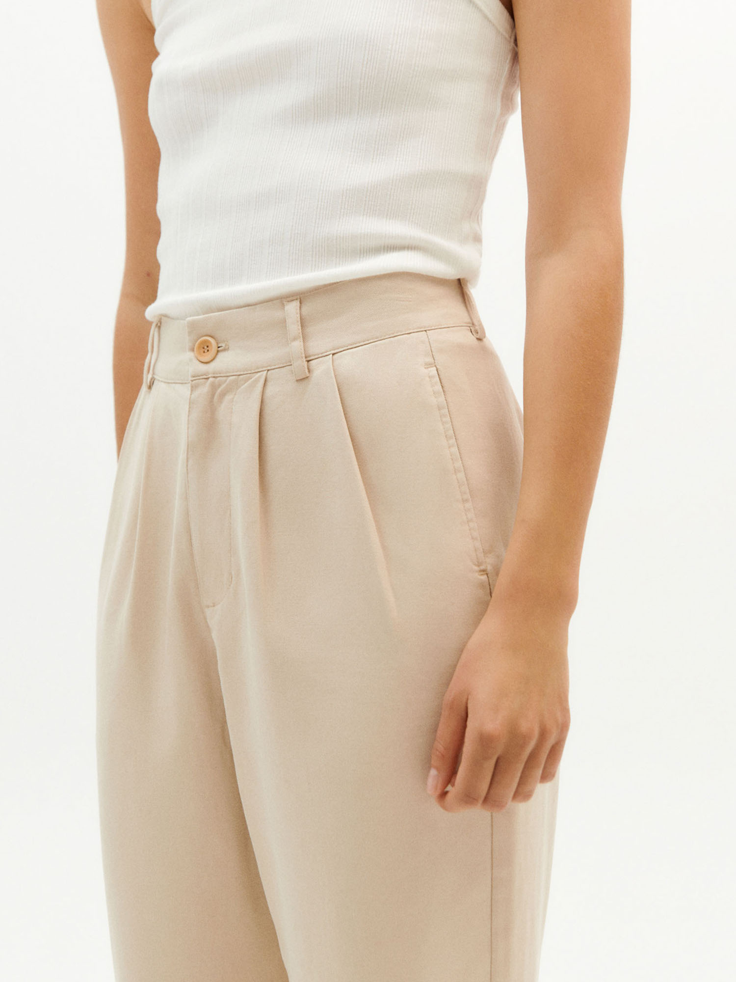 Thinking MU Hemp Rina Pants Pearl 44