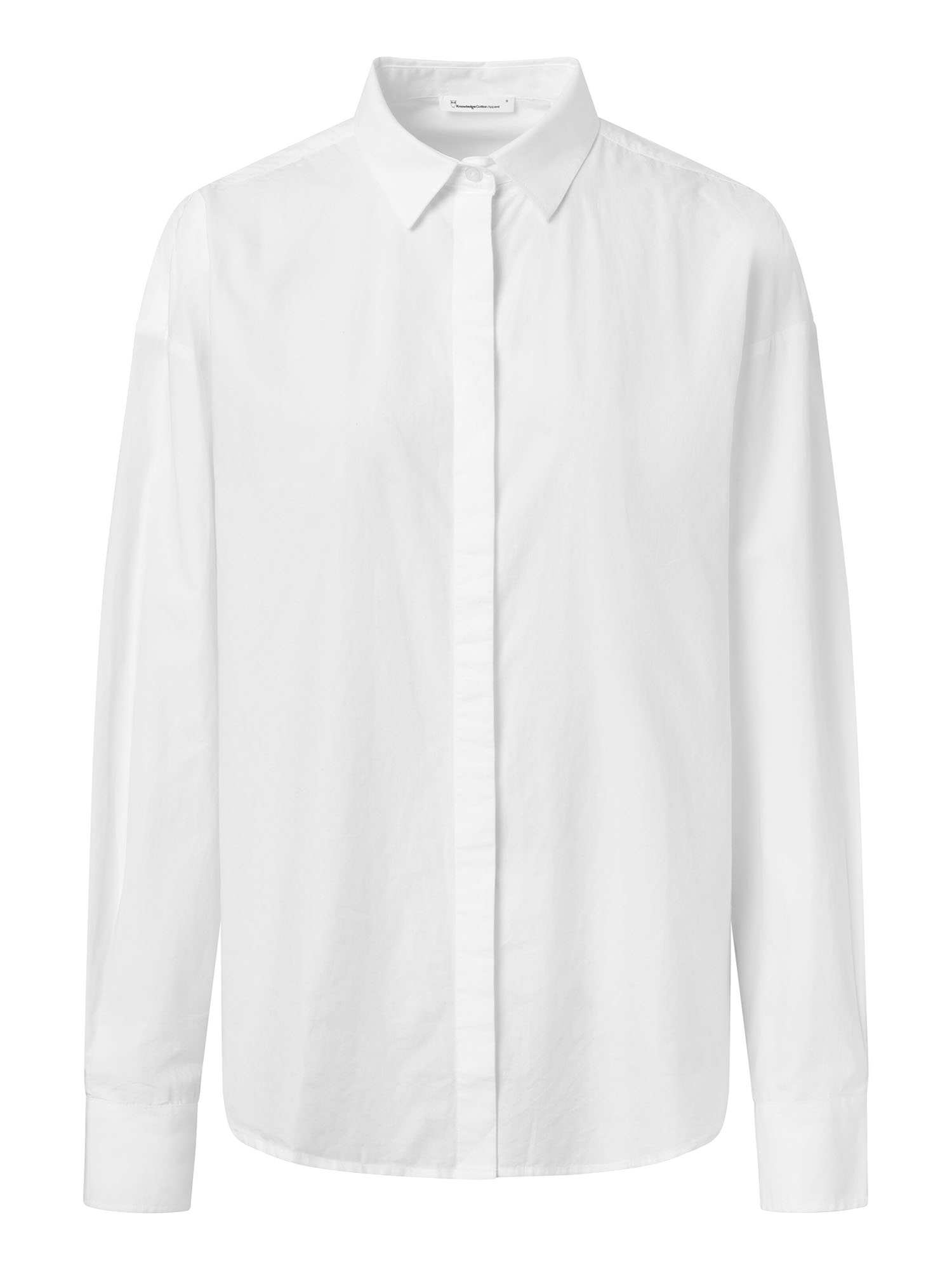 Knowledge Cotton Apparel Boxy Poplin Shirt