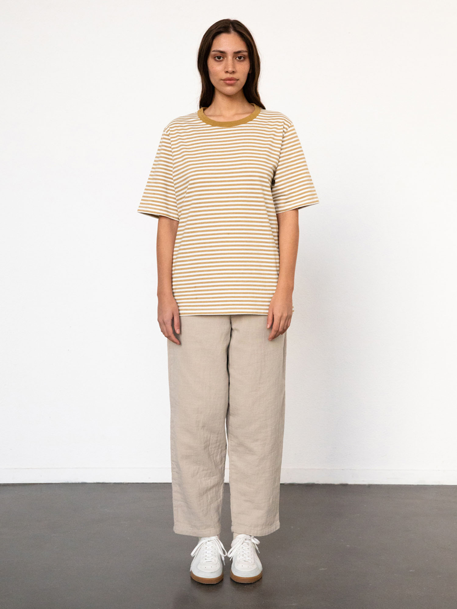 Rotholz Striped T-Shirt Karamel XL
